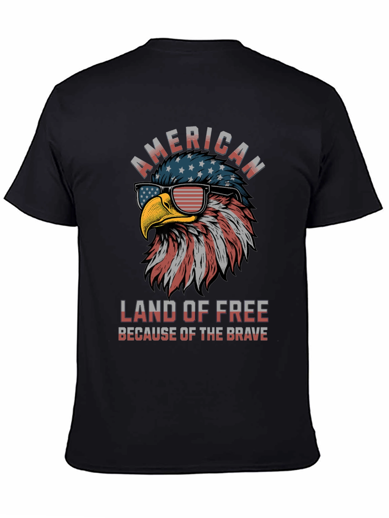 American Eagle Graphic T-Shirt - Land of the Free
