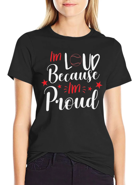 Im Loud Baseball Graphic T-Shirt