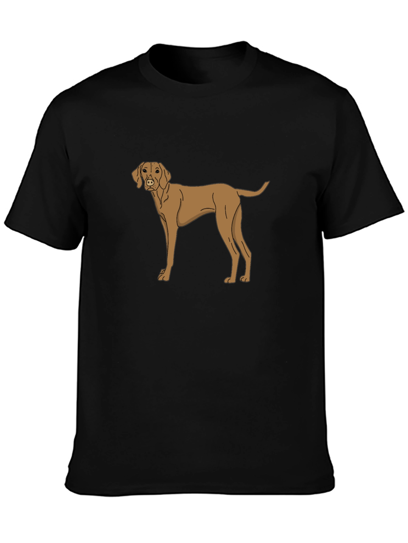 Dog Graphic Tee - Unisex Black T-Shirt