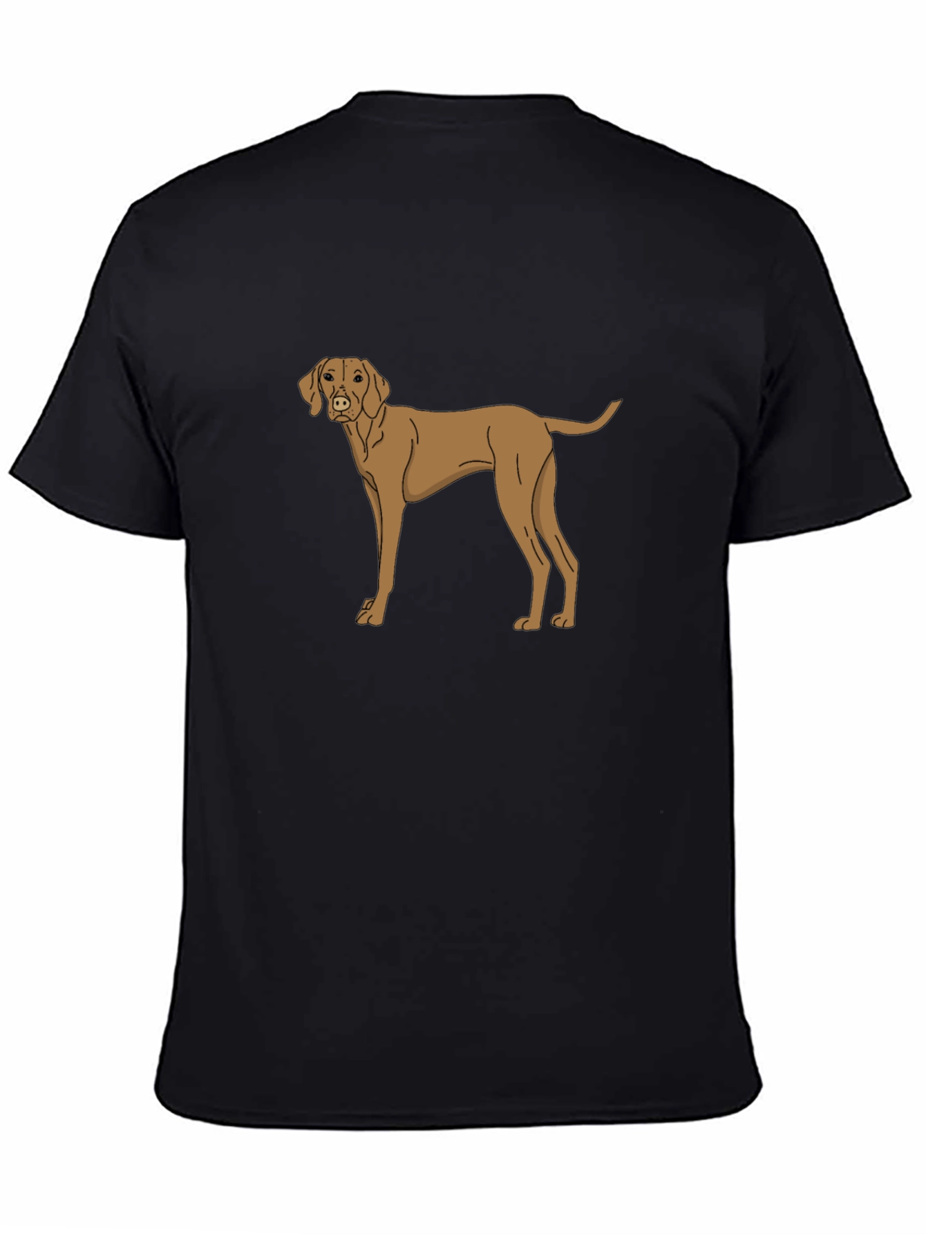 Dog Graphic Tee - Unisex Black T-Shirt