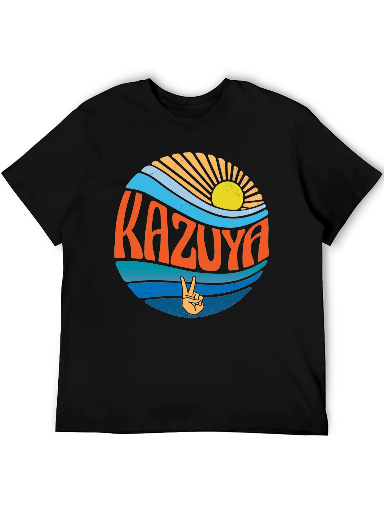 Kazuya Graphic Tee - Retro Style Summer Vibes