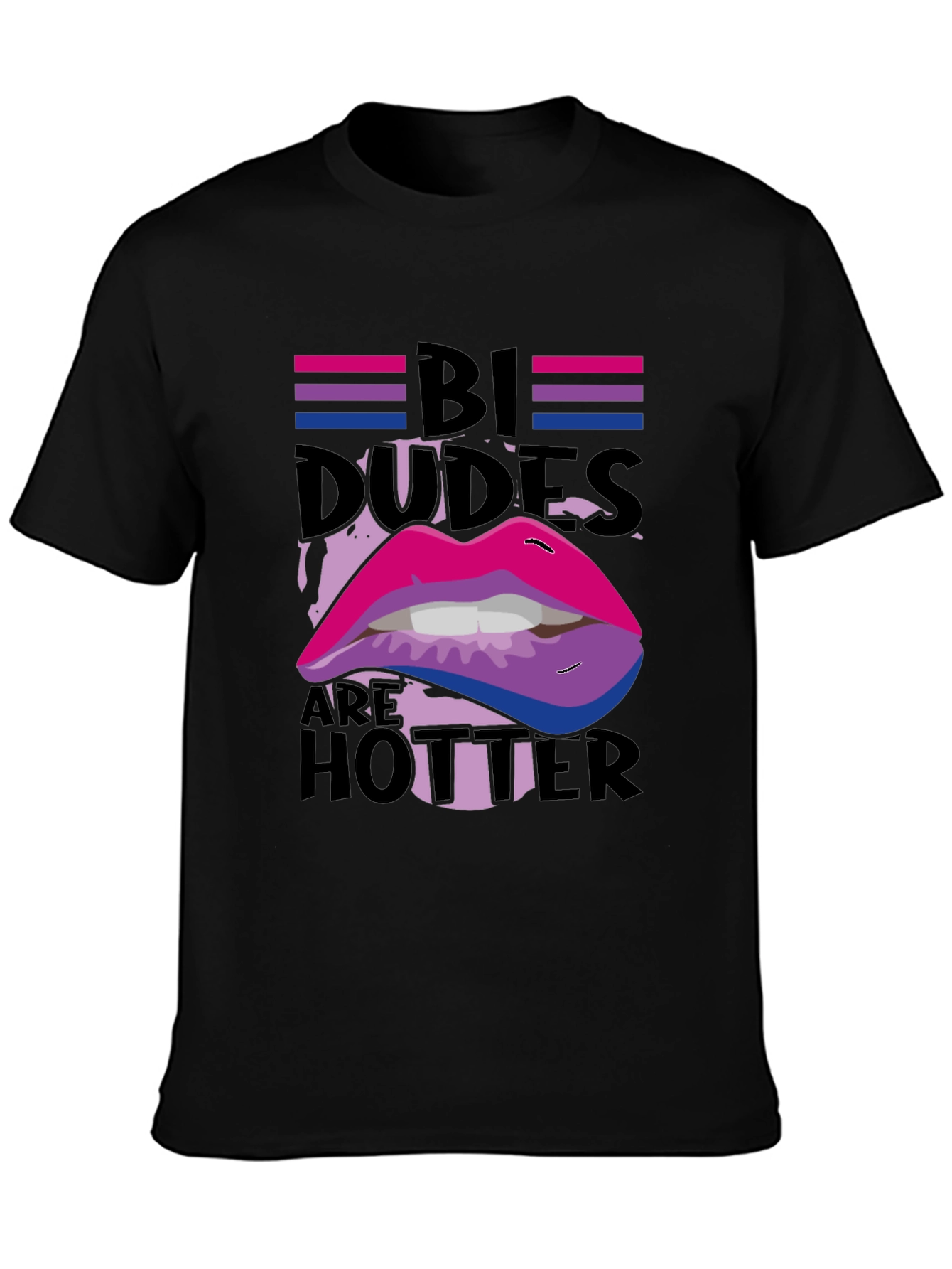 Bi Dudes Hotter Graphic Tee