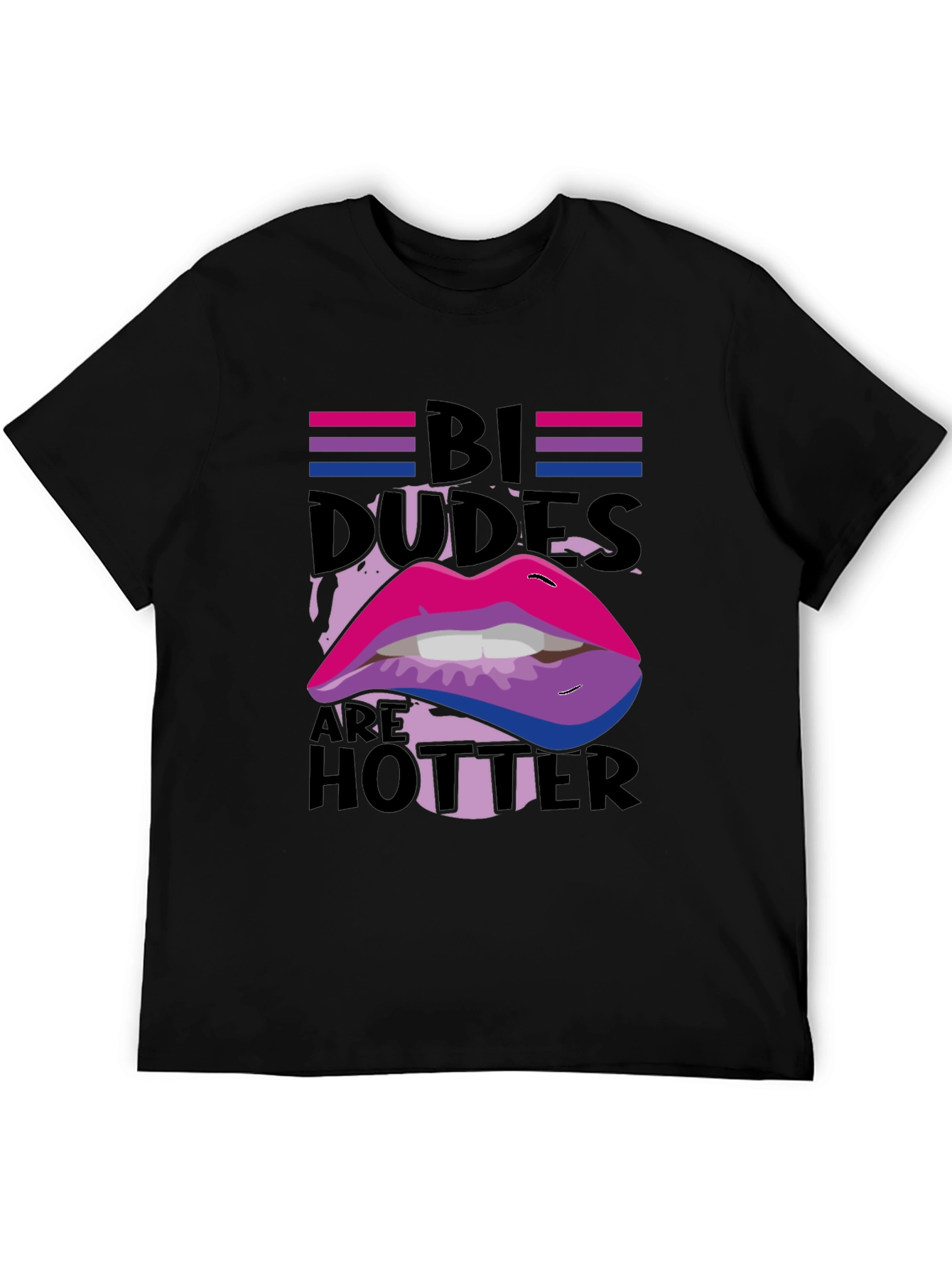 Bi Dudes Hotter Graphic Tee