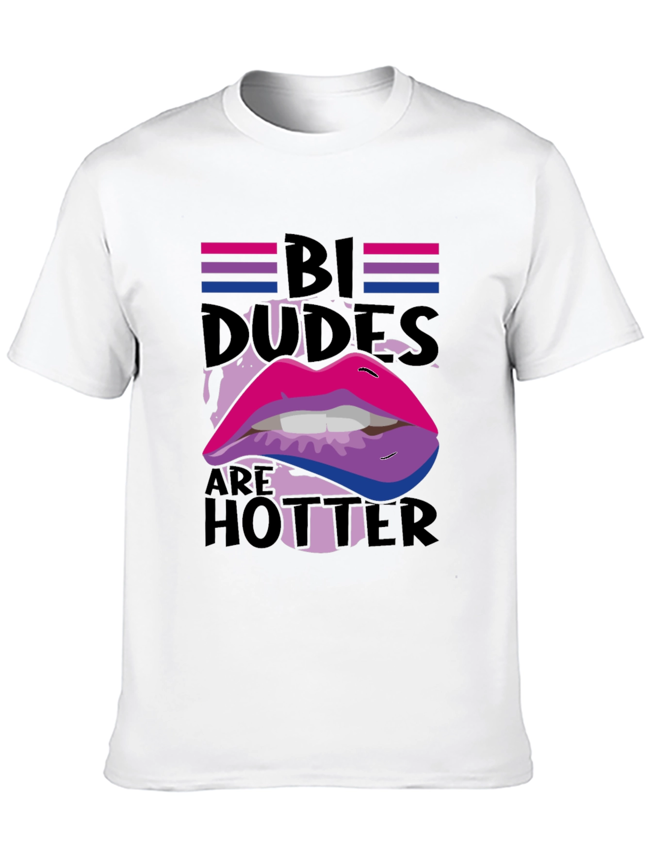 Bi Dudes Hotter Graphic Tee