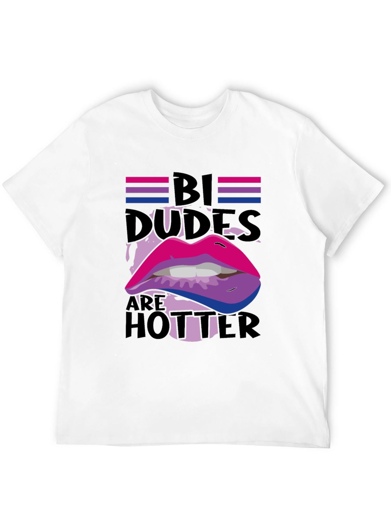 Bi Dudes Hotter Graphic Tee