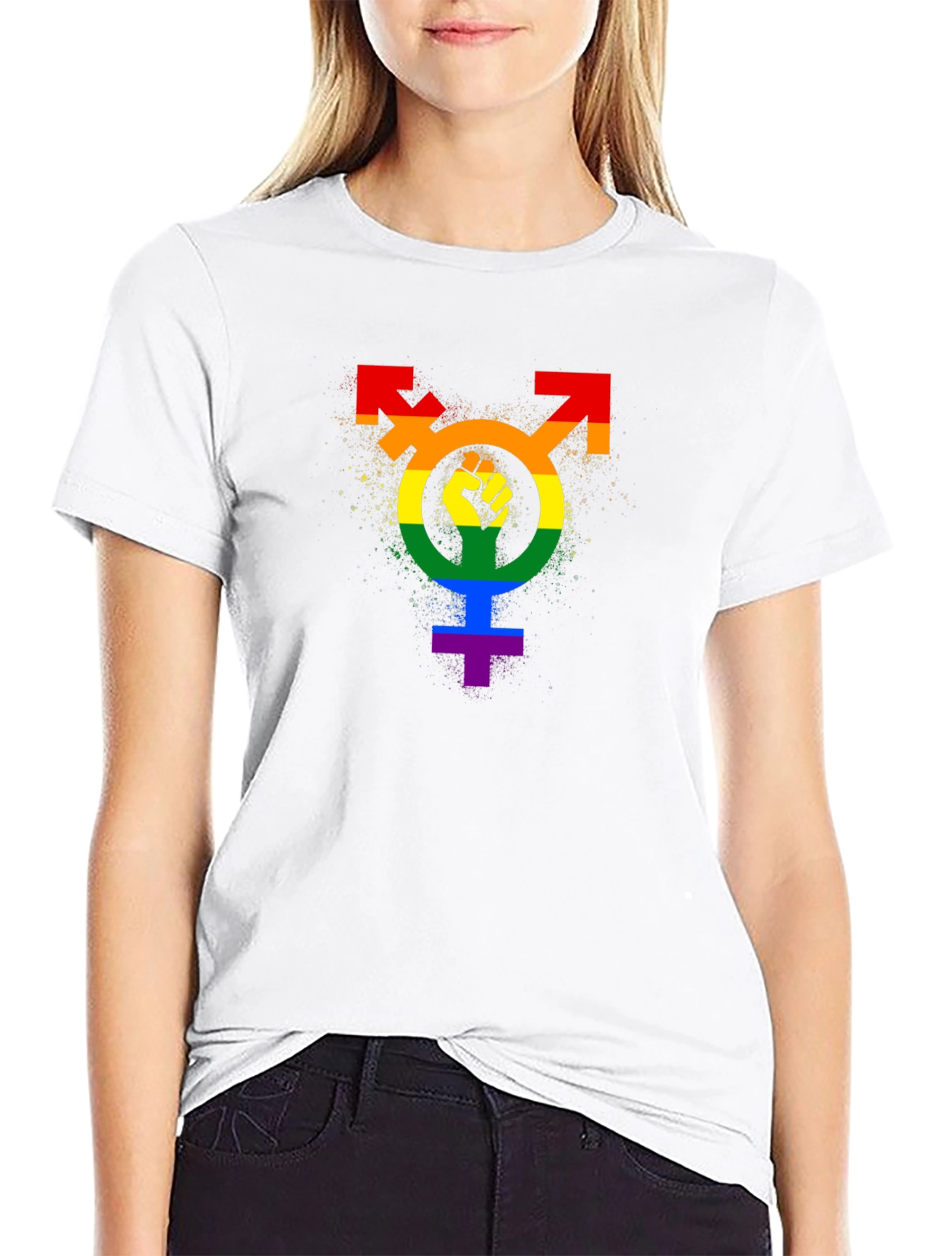 Pride Fist Transgender Symbol T-Shirt