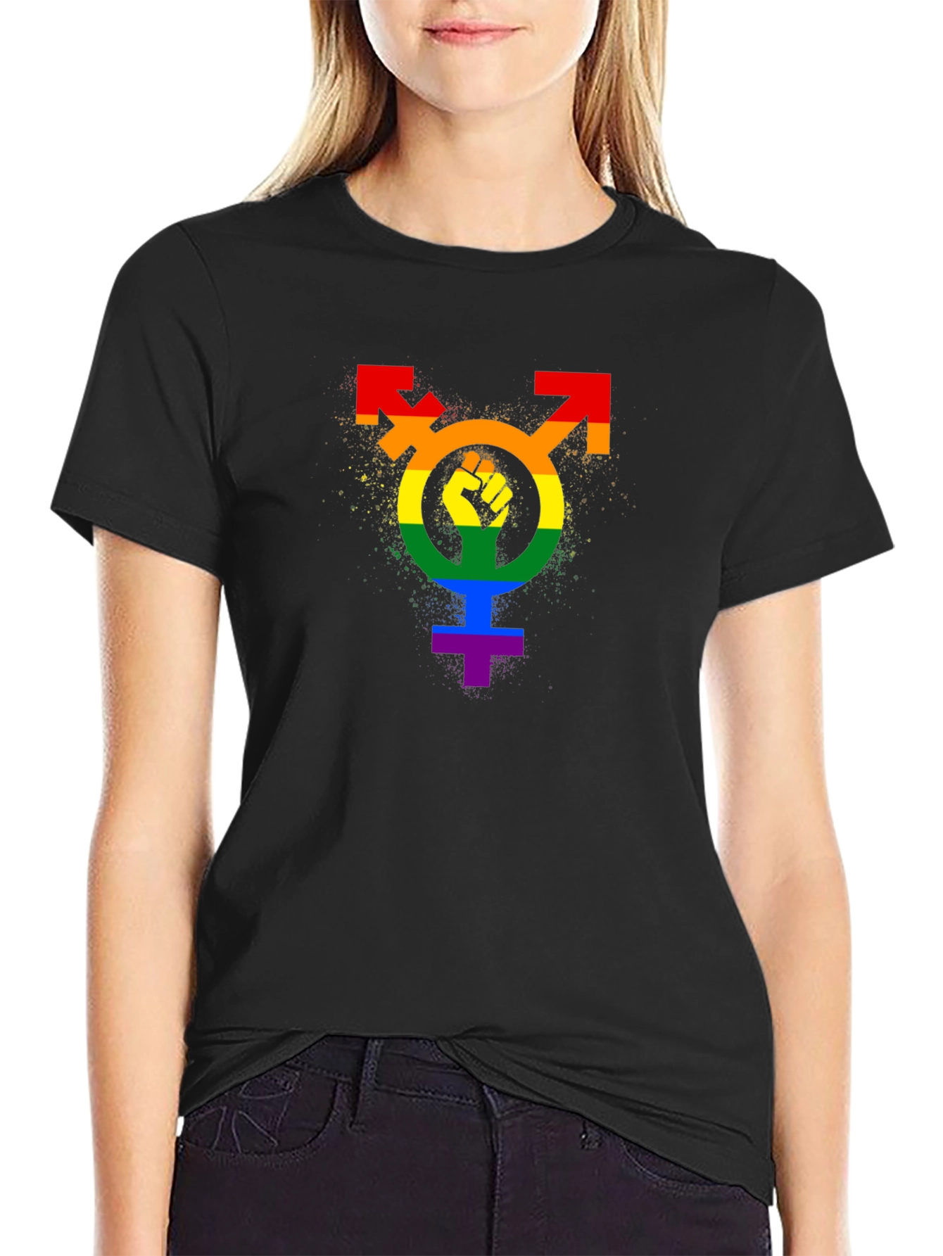 Pride Fist Transgender Symbol T-Shirt