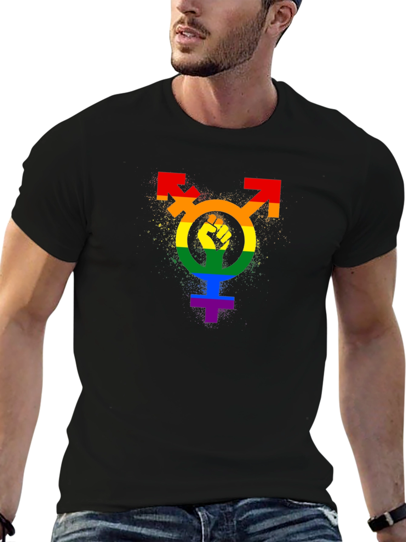 Pride Fist Transgender Symbol T-Shirt