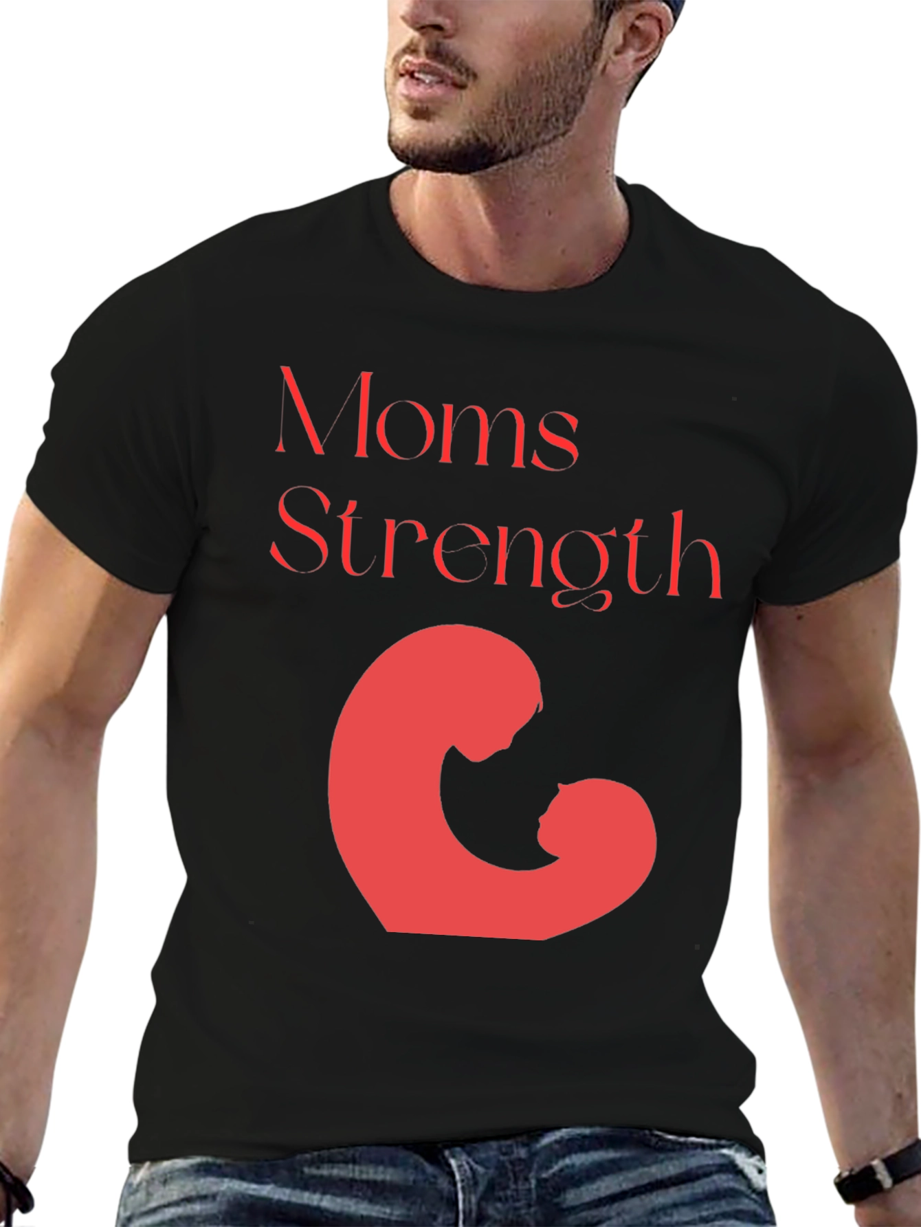 Mom Strength Graphic Tee - Perfect Mothers Day Gift