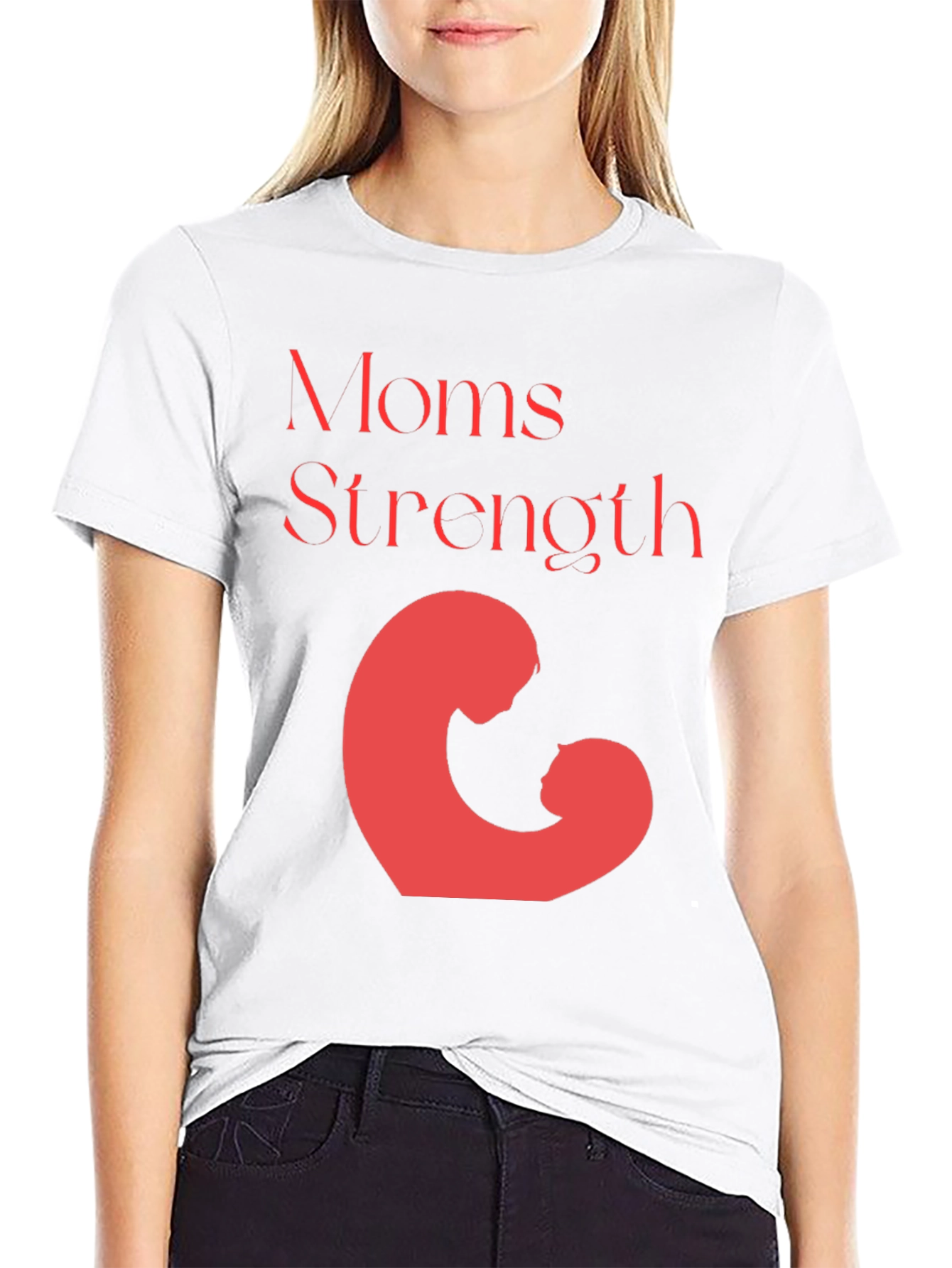 Mom Strength Graphic Tee - Perfect Mothers Day Gift