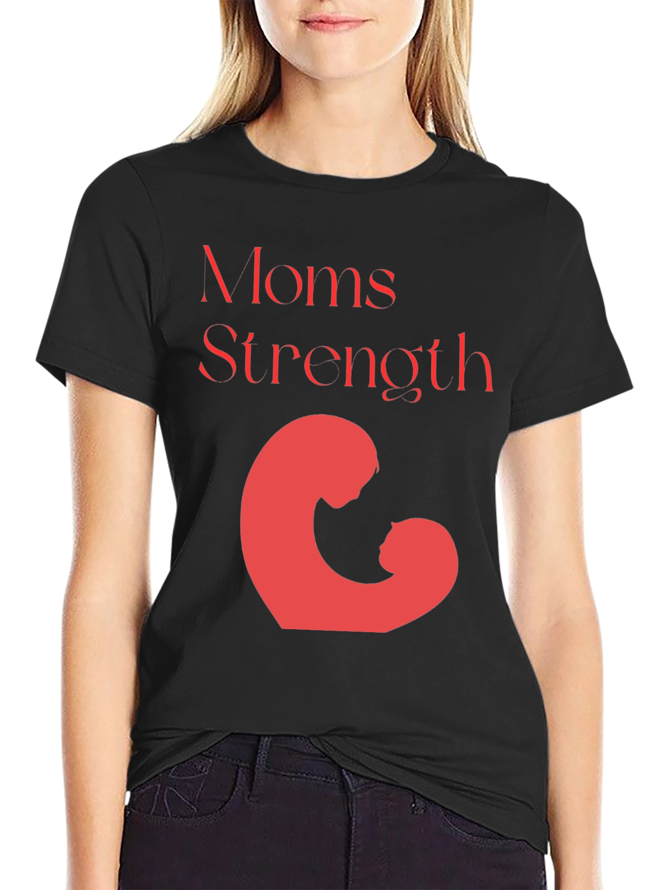 Mom Strength Graphic Tee - Perfect Mothers Day Gift