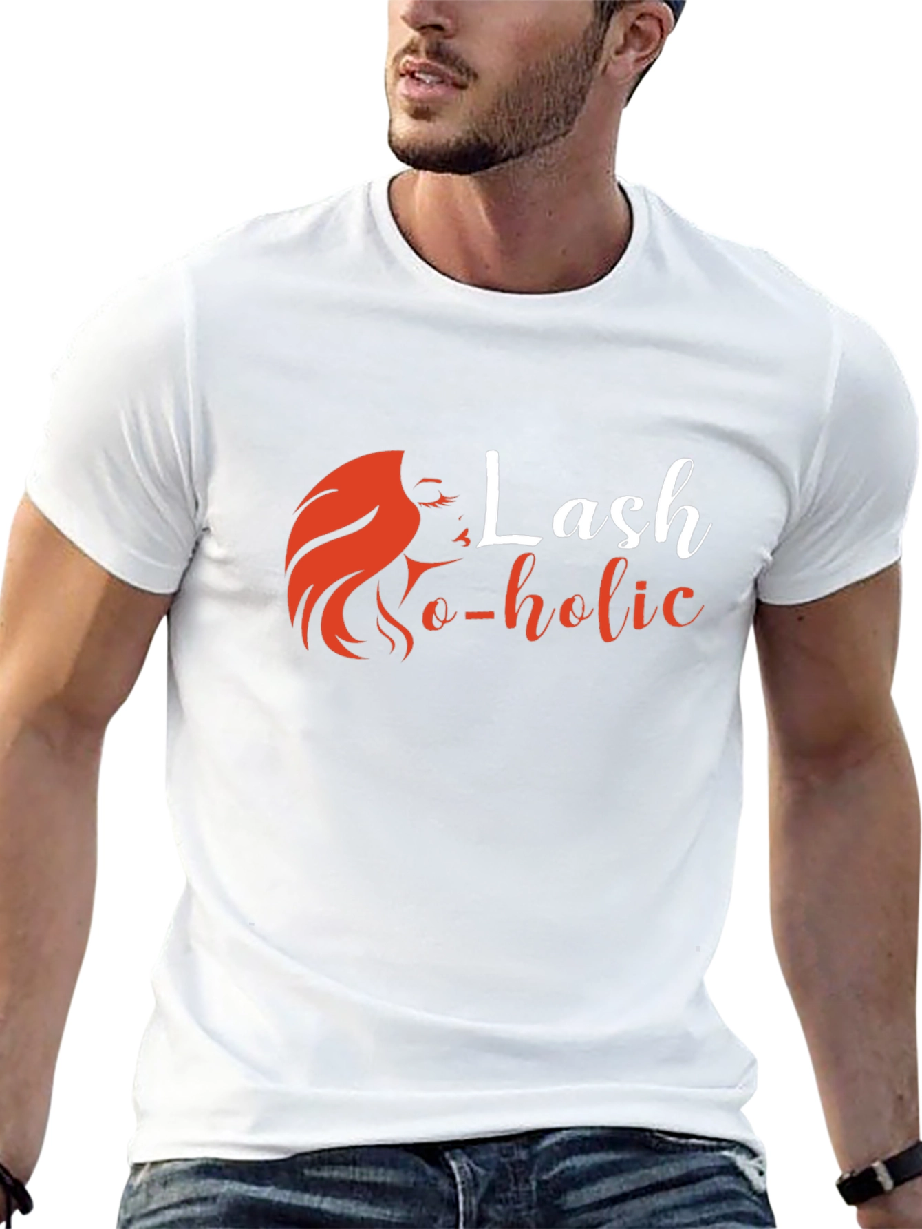 Lash-o-holic Black Graphic Tee - Unisex Fashion
