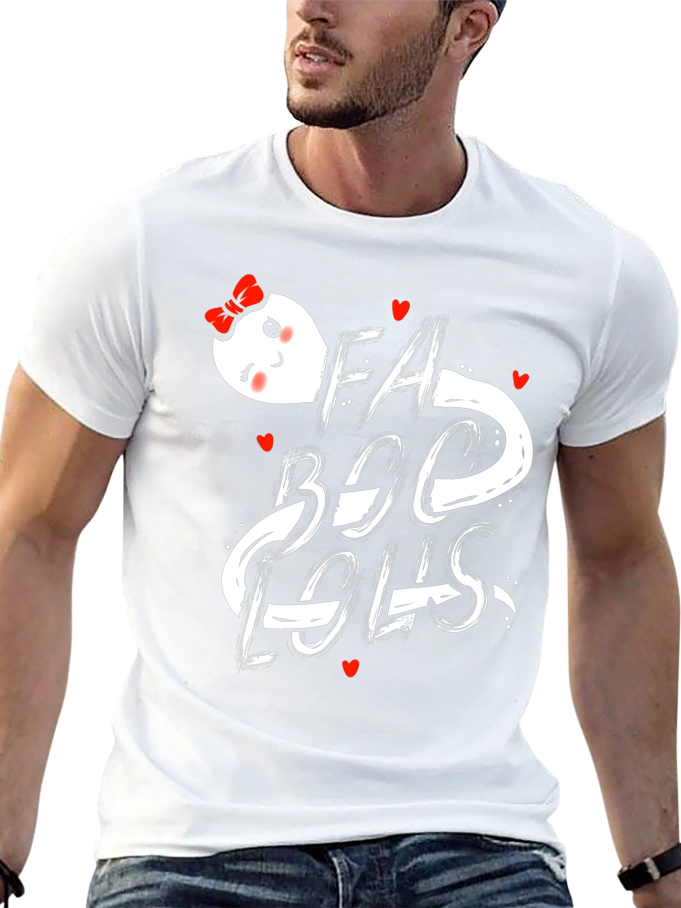 Fabulous Ghost Graphic T-Shirt - Halloween