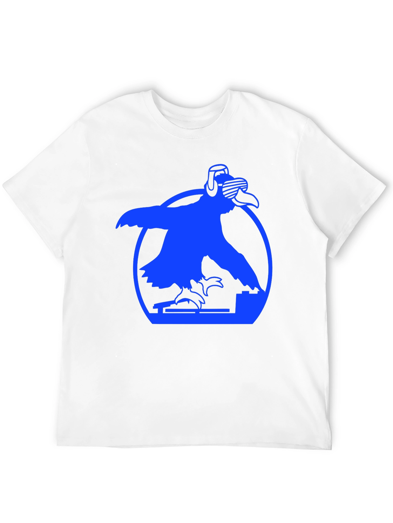 DJ Bird Graphic Tee - Cool Crow T-Shirt