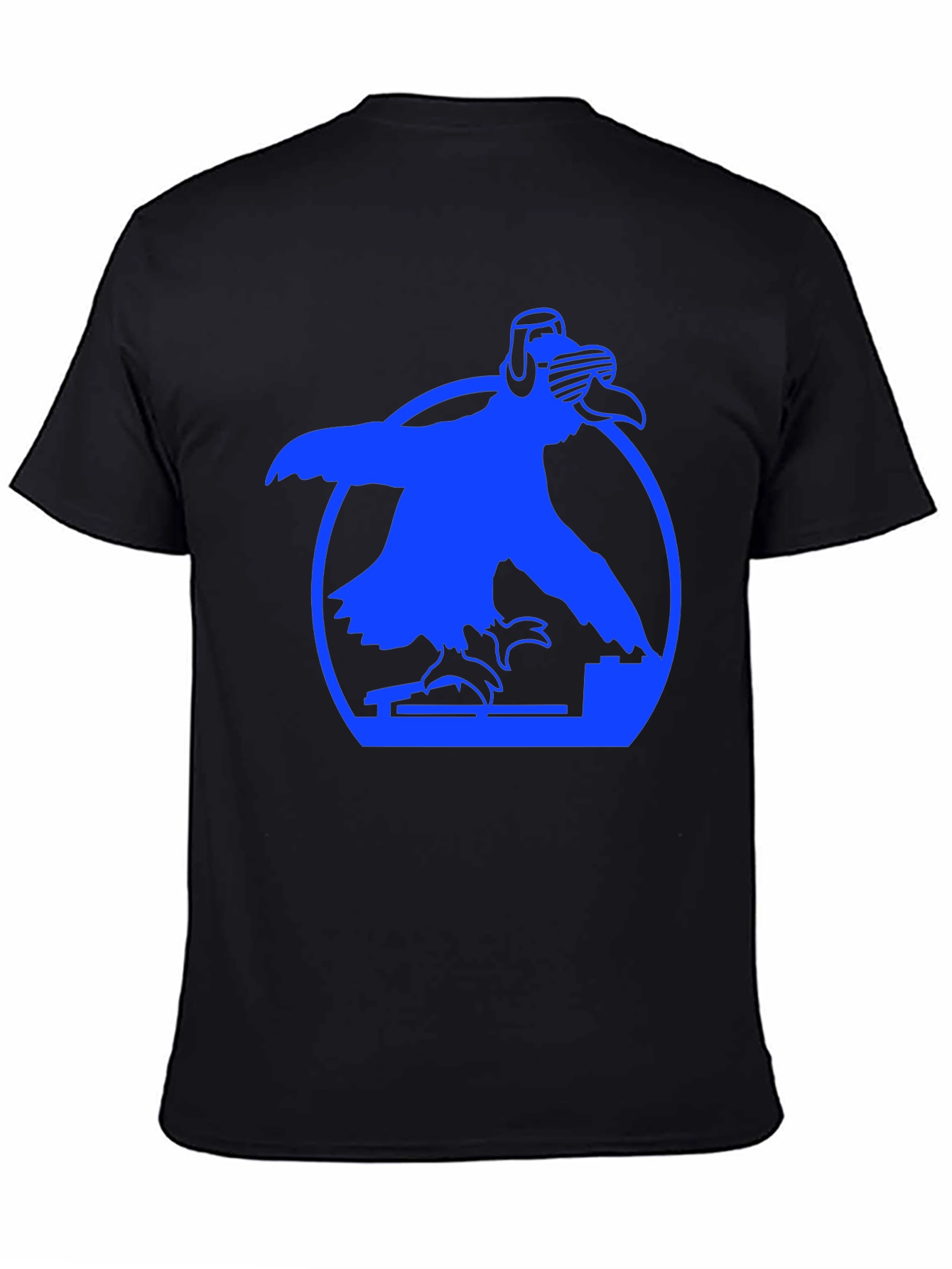 DJ Bird Graphic Tee - Cool Crow T-Shirt