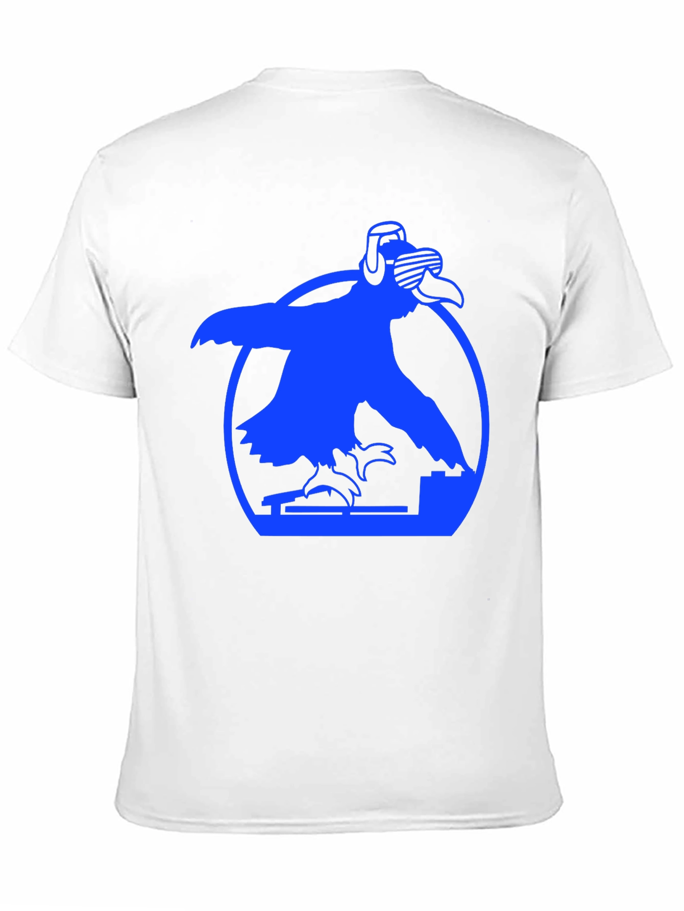 DJ Bird Graphic Tee - Cool Crow T-Shirt