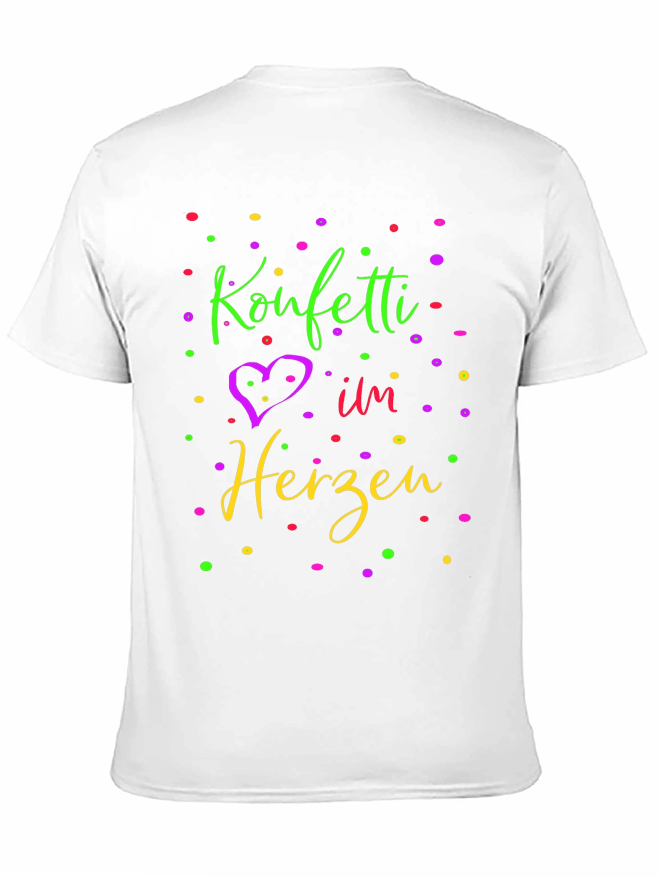 Konfetti Im Herzen Black Graphic T-Shirt