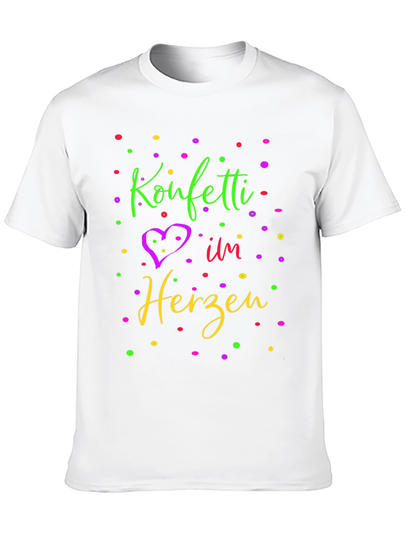 Konfetti Im Herzen Black Graphic T-Shirt
