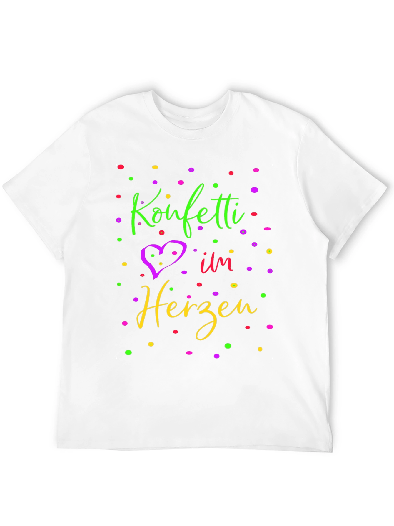 Konfetti Im Herzen Black Graphic T-Shirt