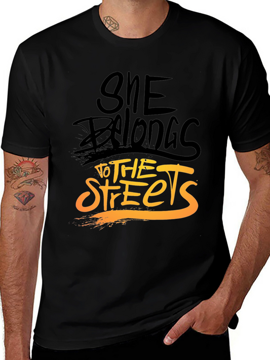 She Belongs to the Streets Graphic Tee