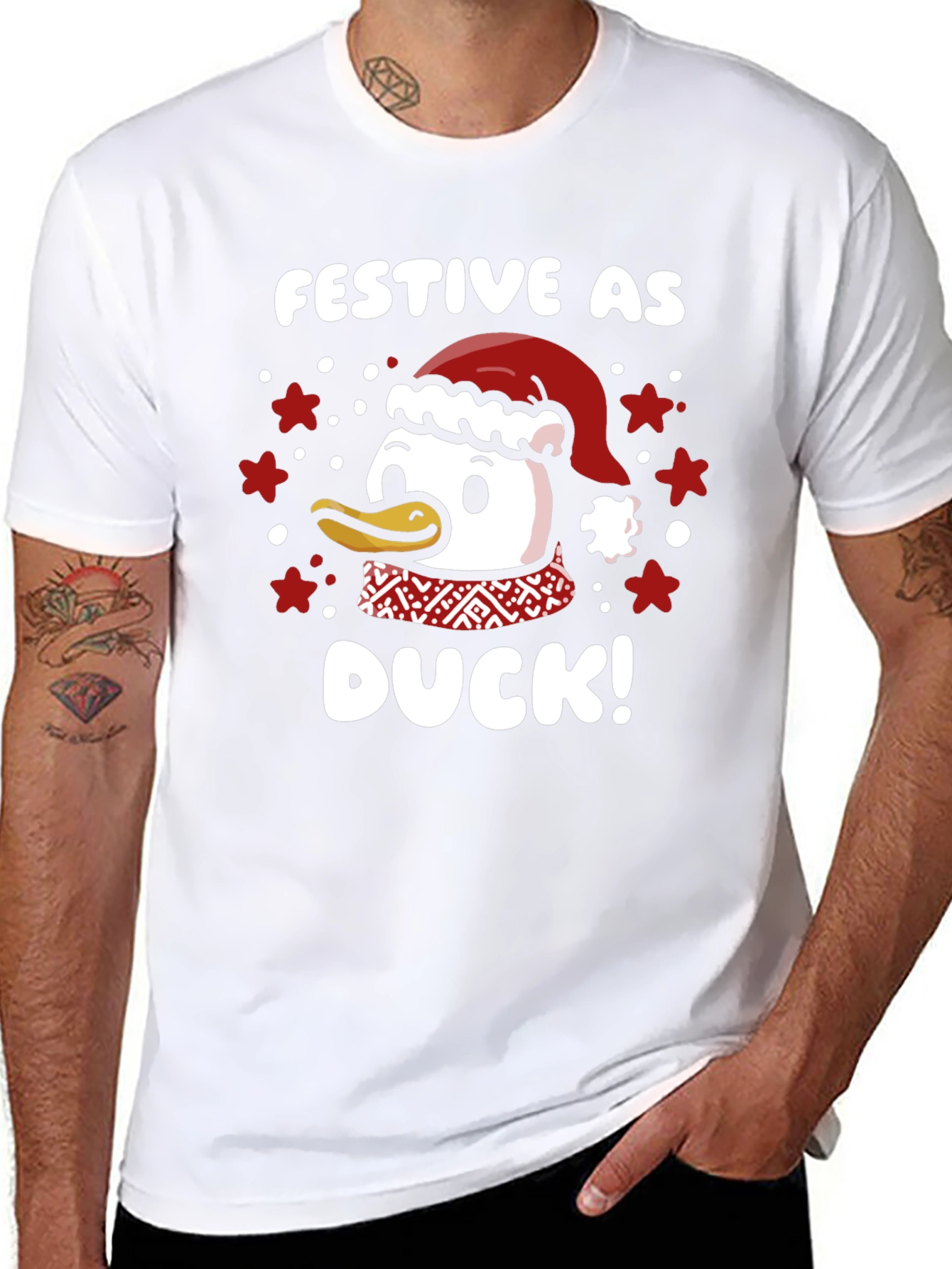 Festive Duck Christmas T-Shirt