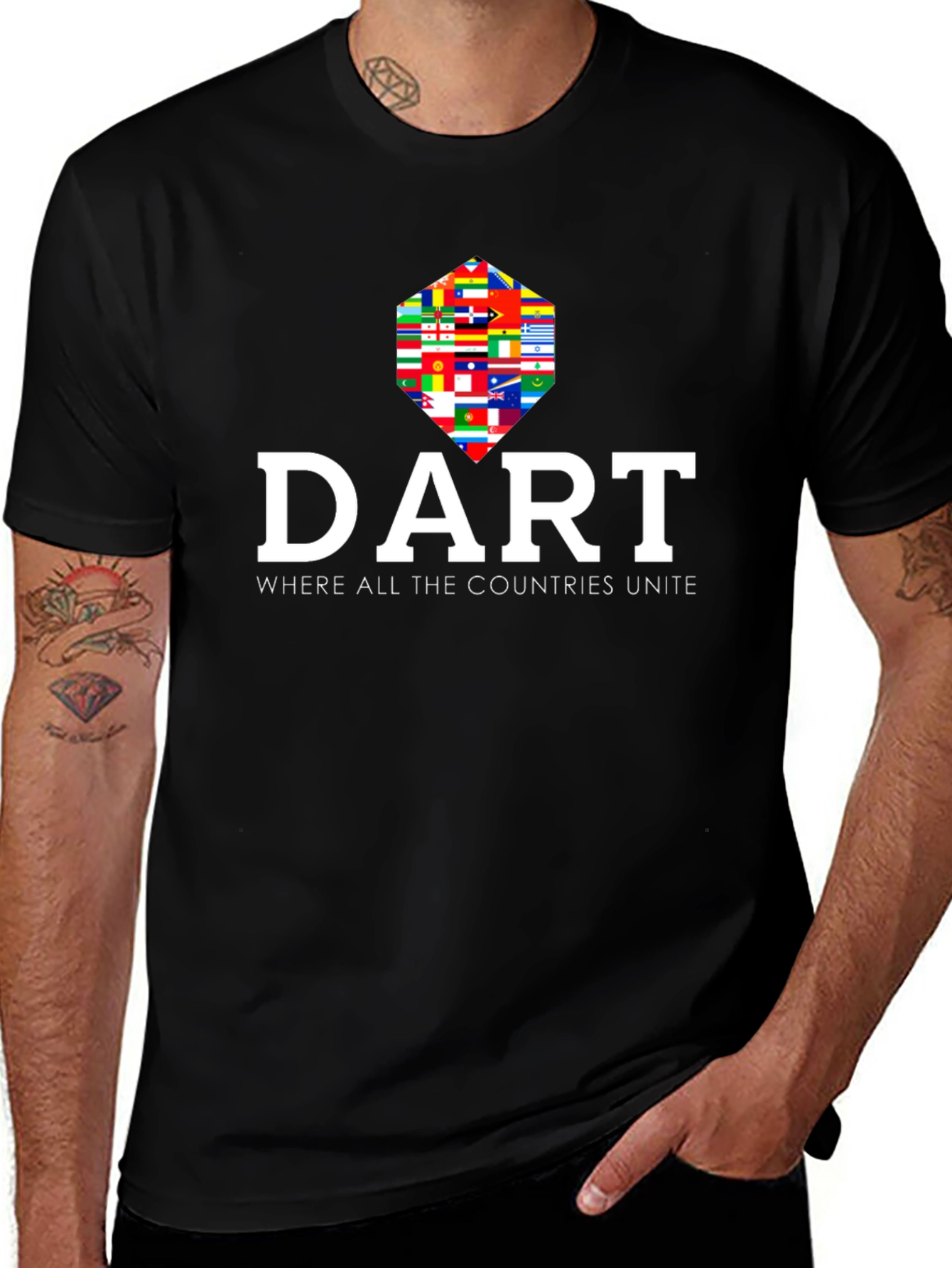 DART Unite Countries T-Shirt - Global Harmony Tee