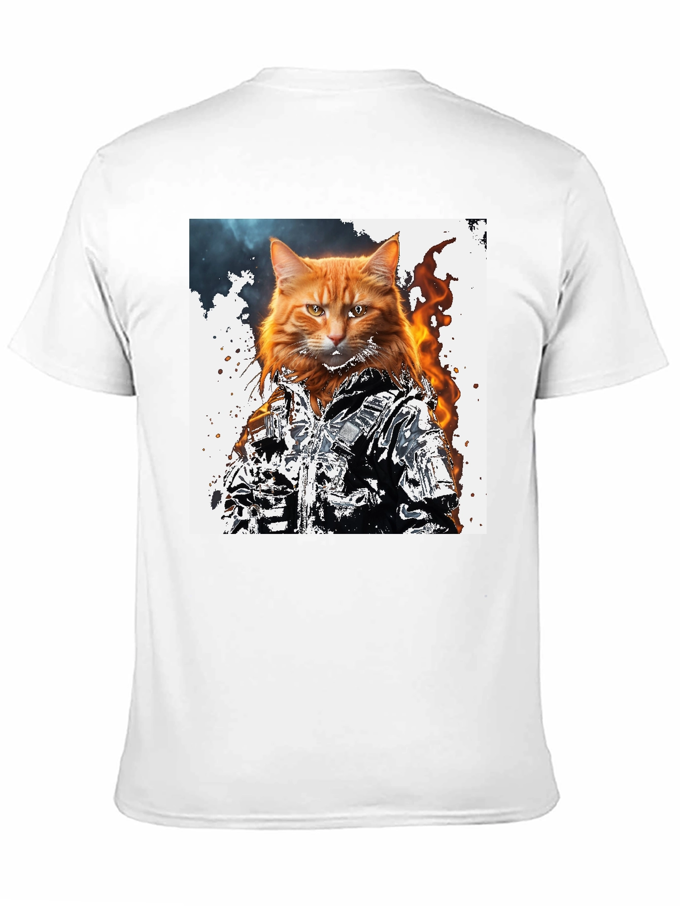 Cool Cat Graphic T-Shirt - Black