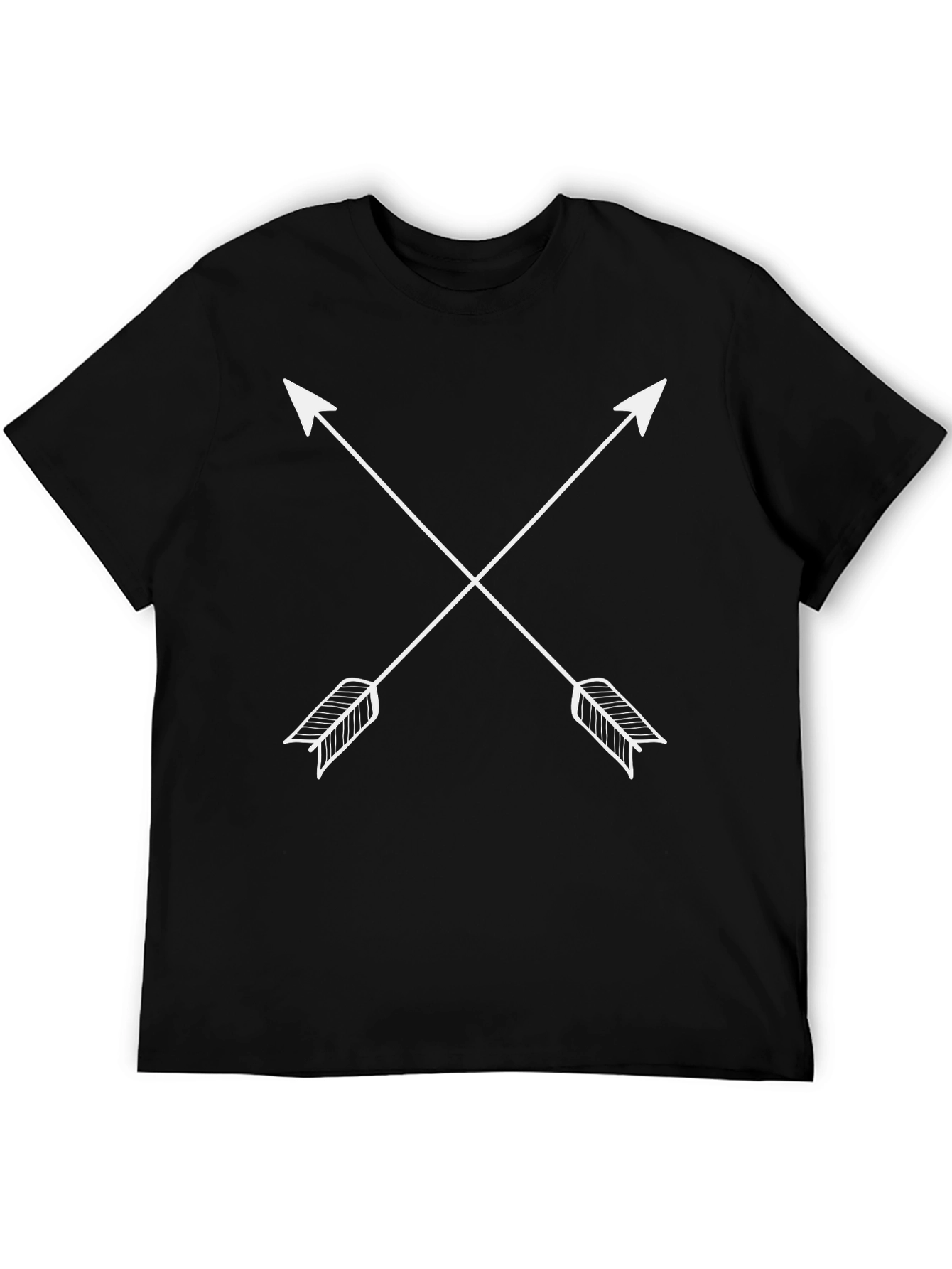 Crossed Arrows Graphic Tee - Trendy Casual Wear