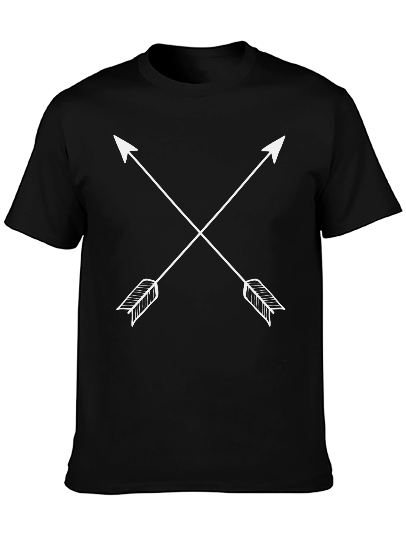 Crossed Arrows Graphic Tee - Trendy Casual Wear