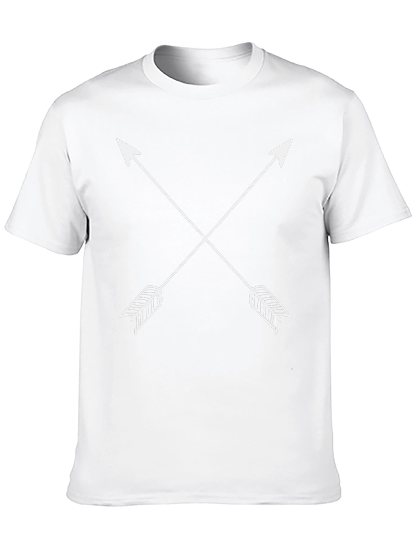 Crossed Arrows Graphic Tee - Trendy Casual Wear