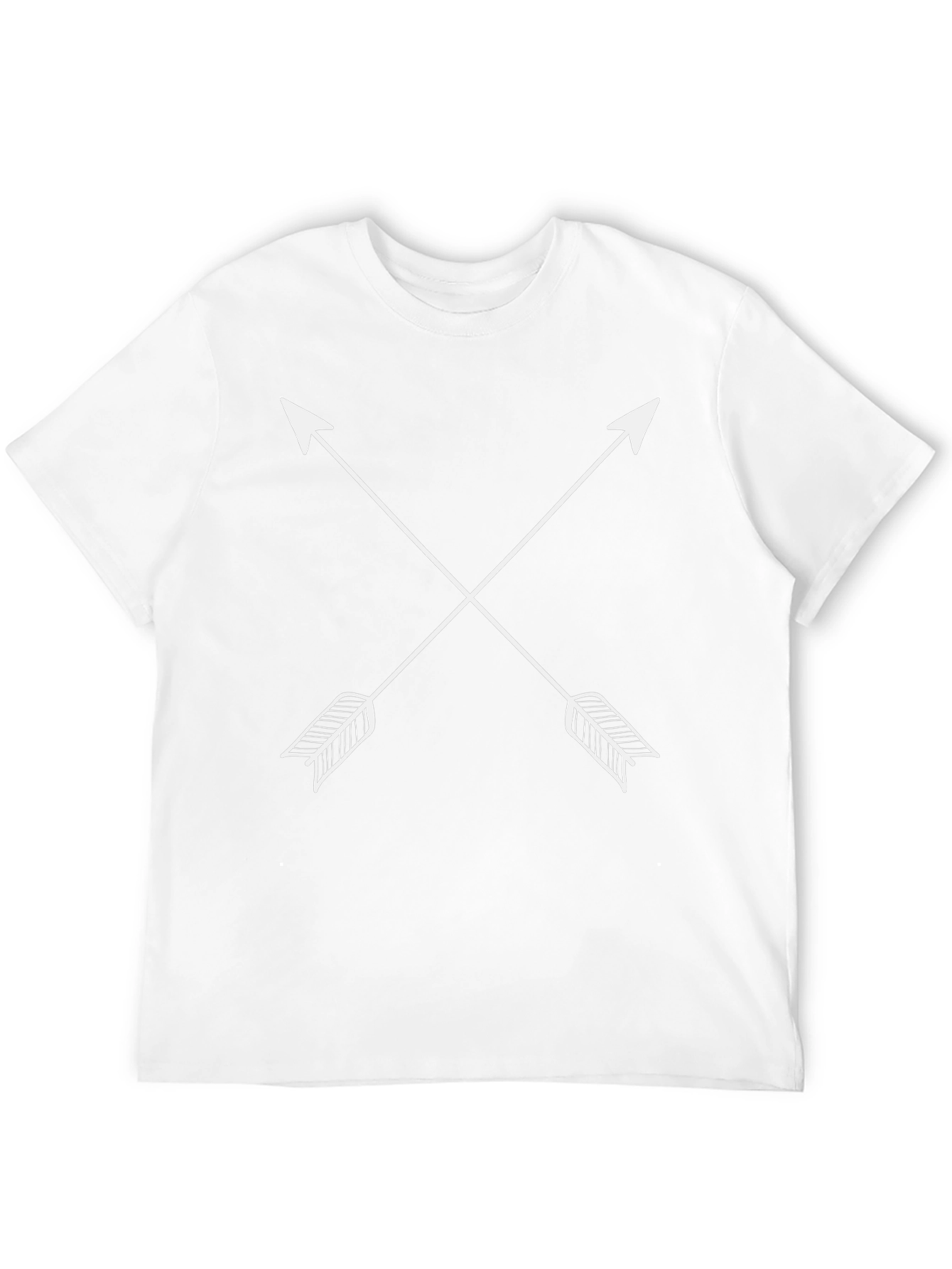 Crossed Arrows Graphic Tee - Trendy Casual Wear