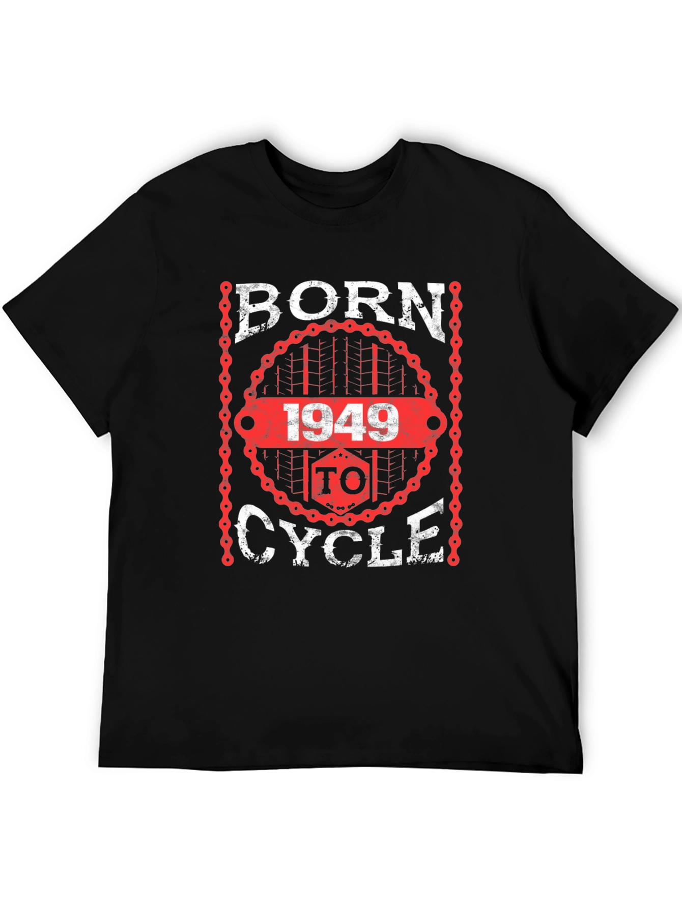 Born 1949 To Cycle Graphic T-Shirt