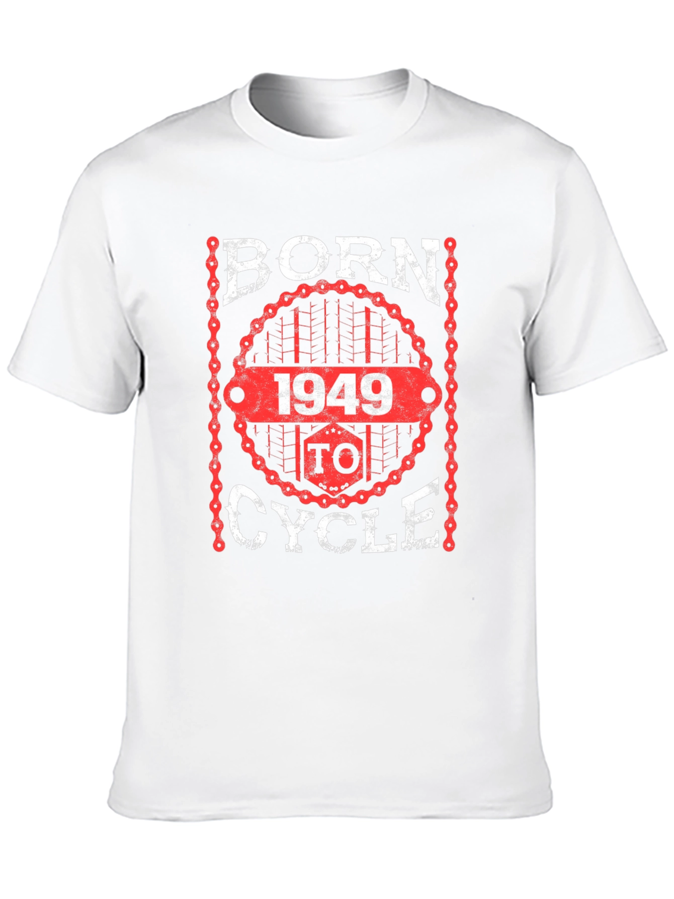 Born 1949 To Cycle Graphic T-Shirt