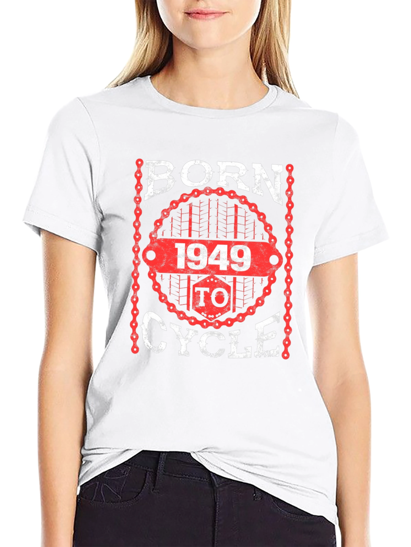 Born 1949 To Cycle Graphic T-Shirt
