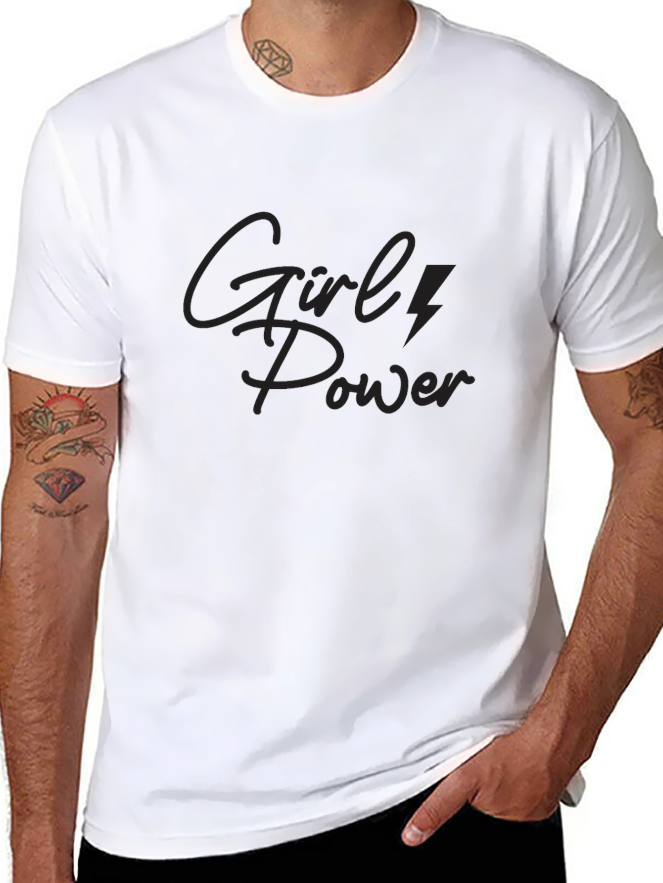 Girl Power Black T-Shirt