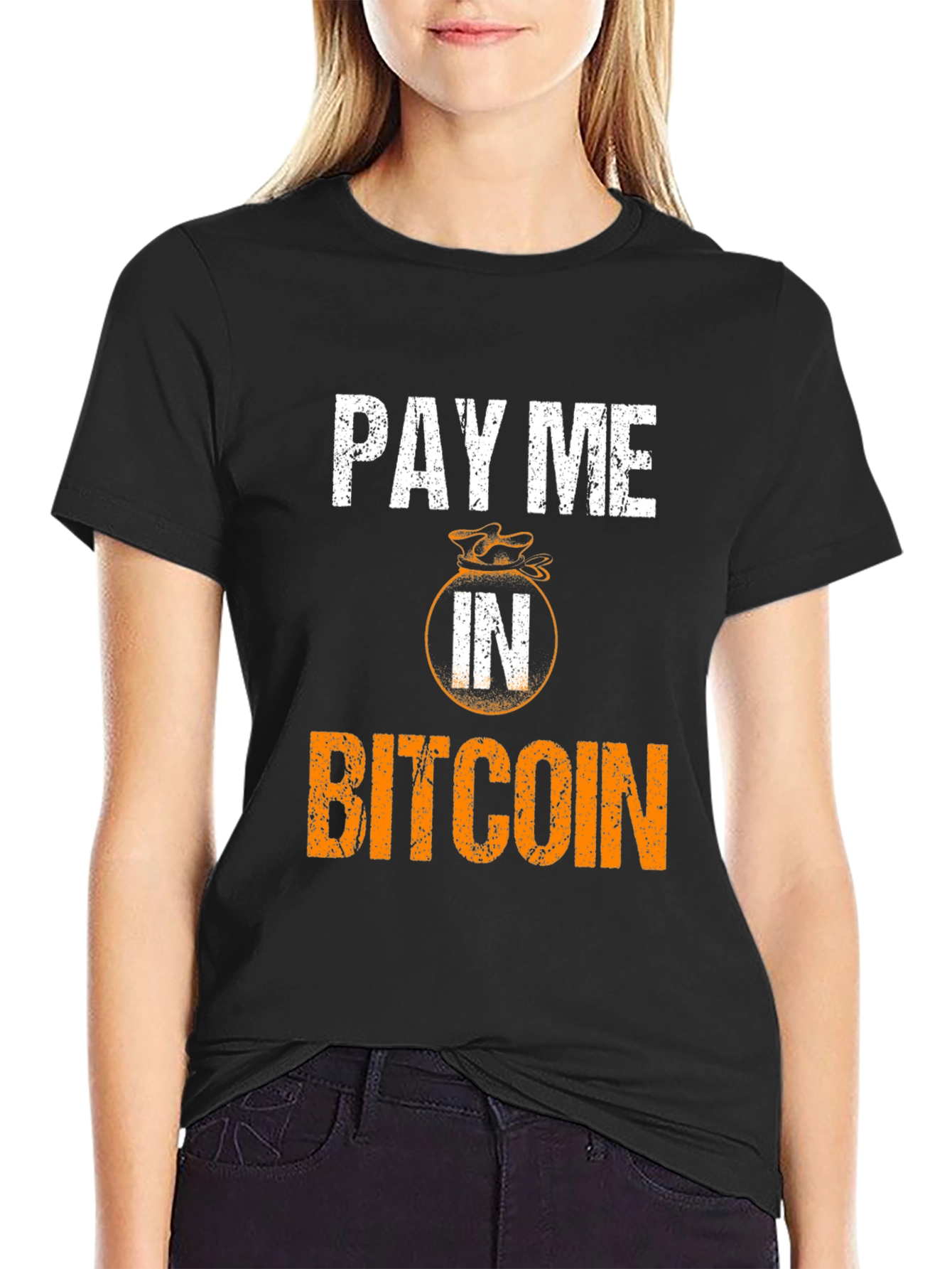 Pay Me In Bitcoin T-Shirt - Crypto Currency Tee