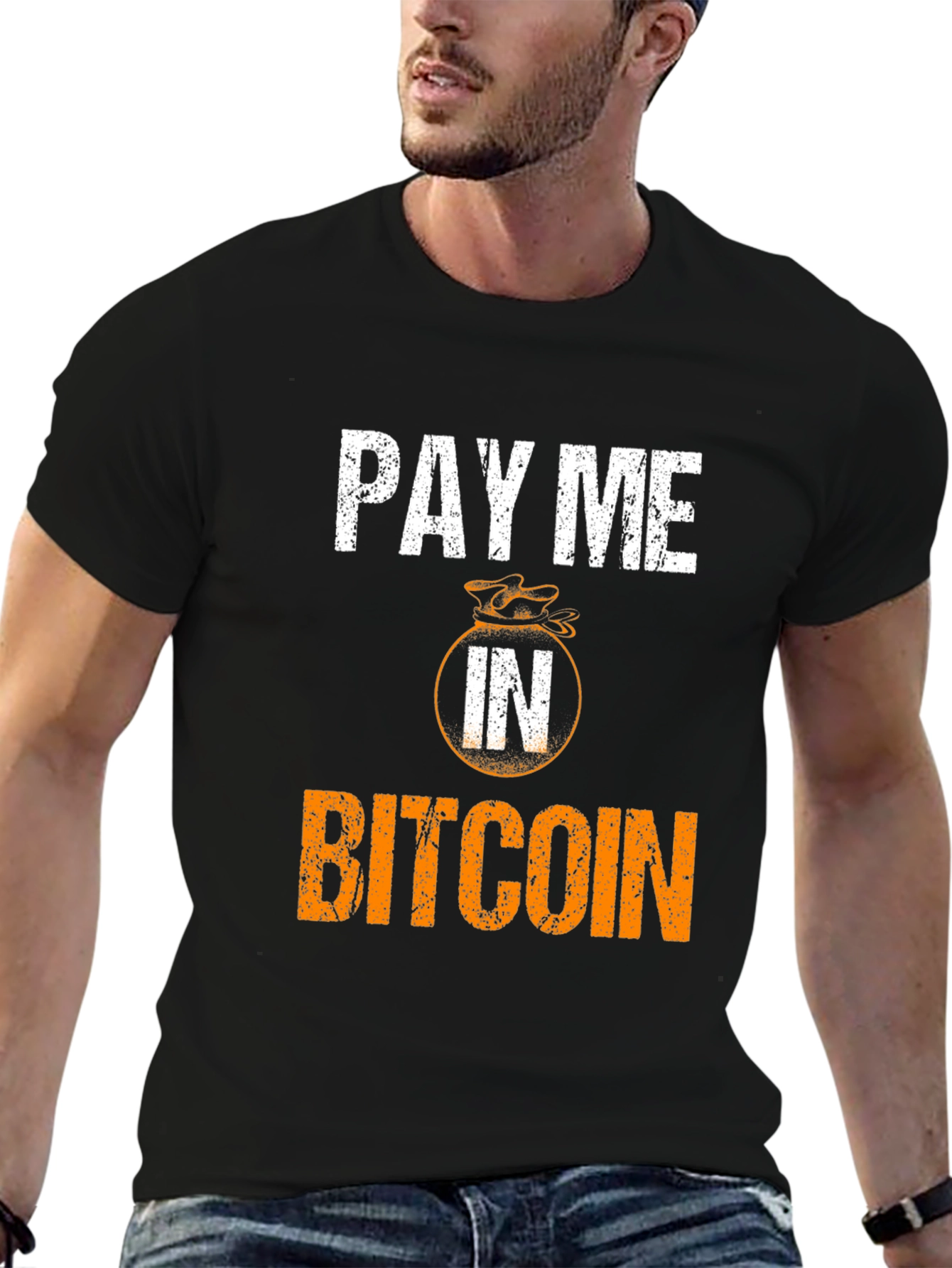Pay Me In Bitcoin T-Shirt - Crypto Currency Tee