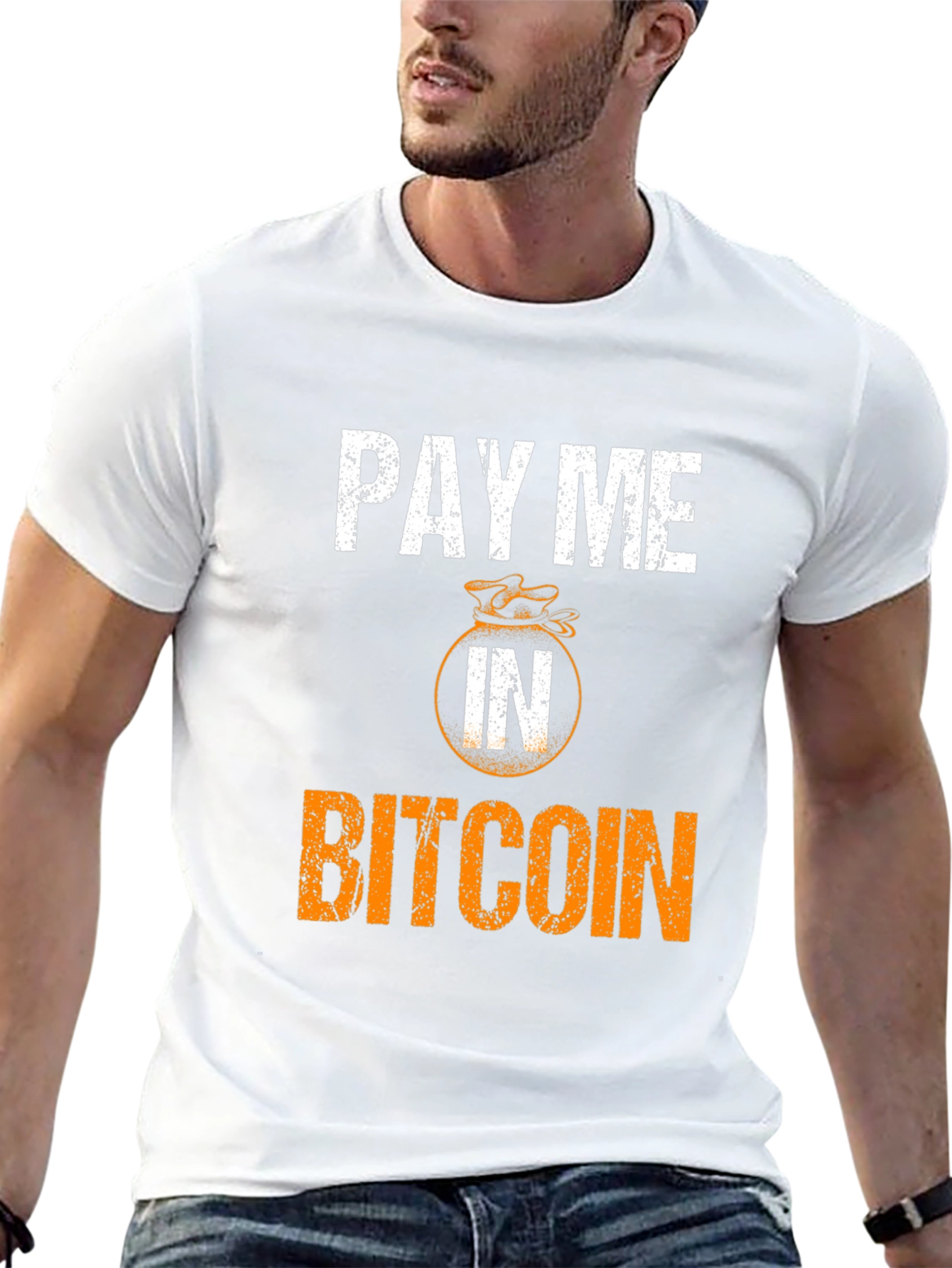 Pay Me In Bitcoin T-Shirt - Crypto Currency Tee