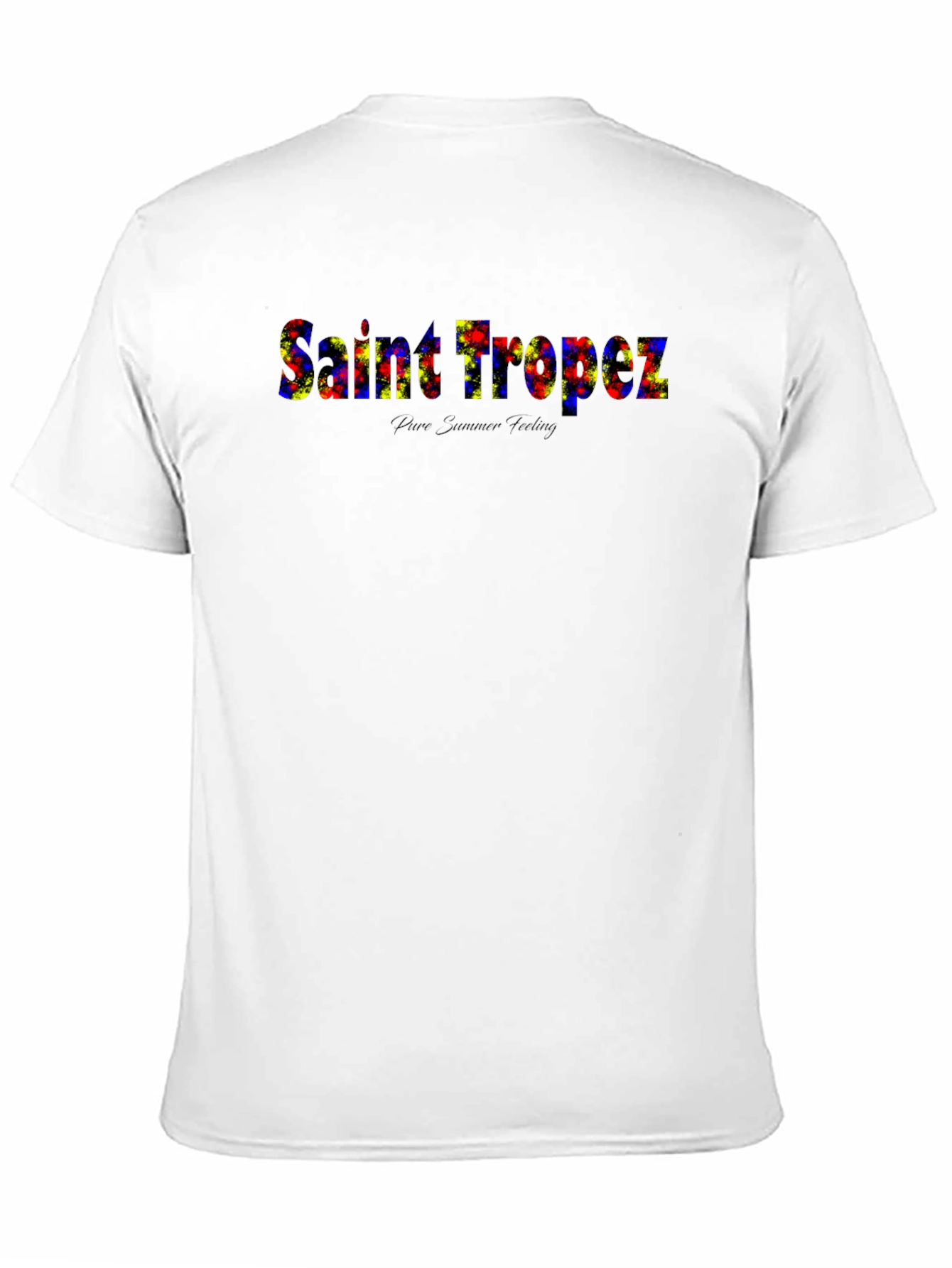 Saint Tropez Graphic Print Black T-Shirt