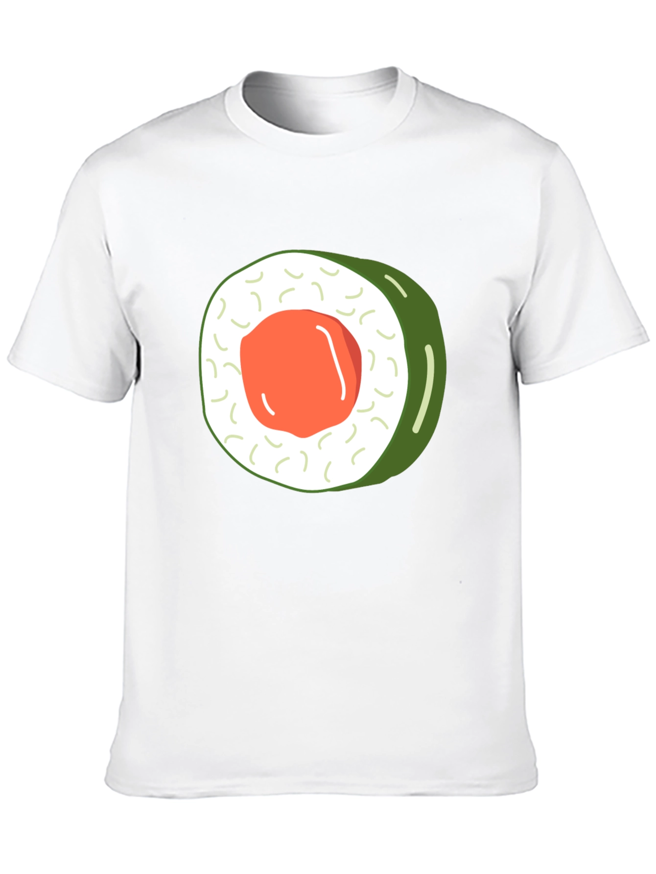 Sushi Roll Graphic Tee - Foodie Fashion T-Shirt