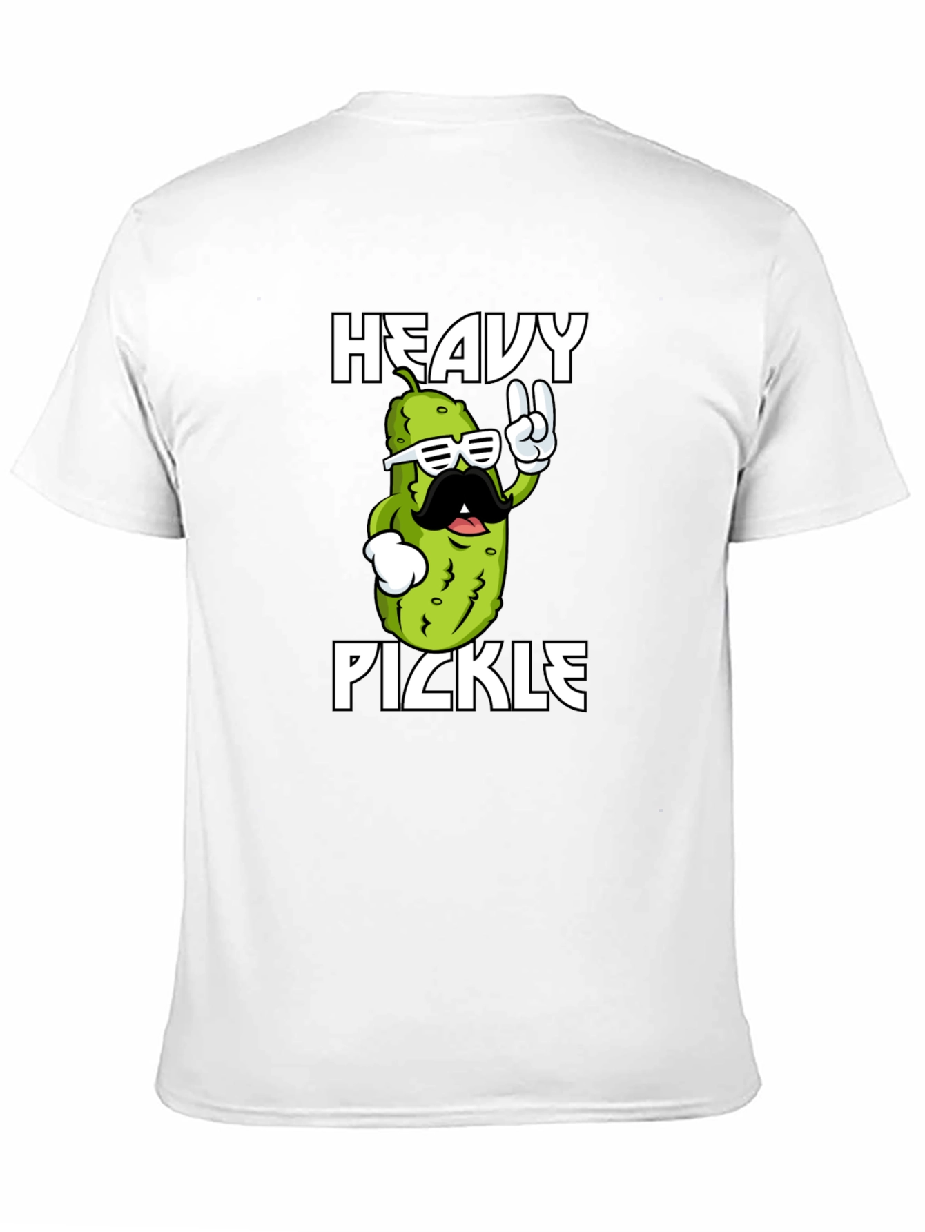 Heavy Pickle Graphic T-Shirt - Cool Novelty Tee