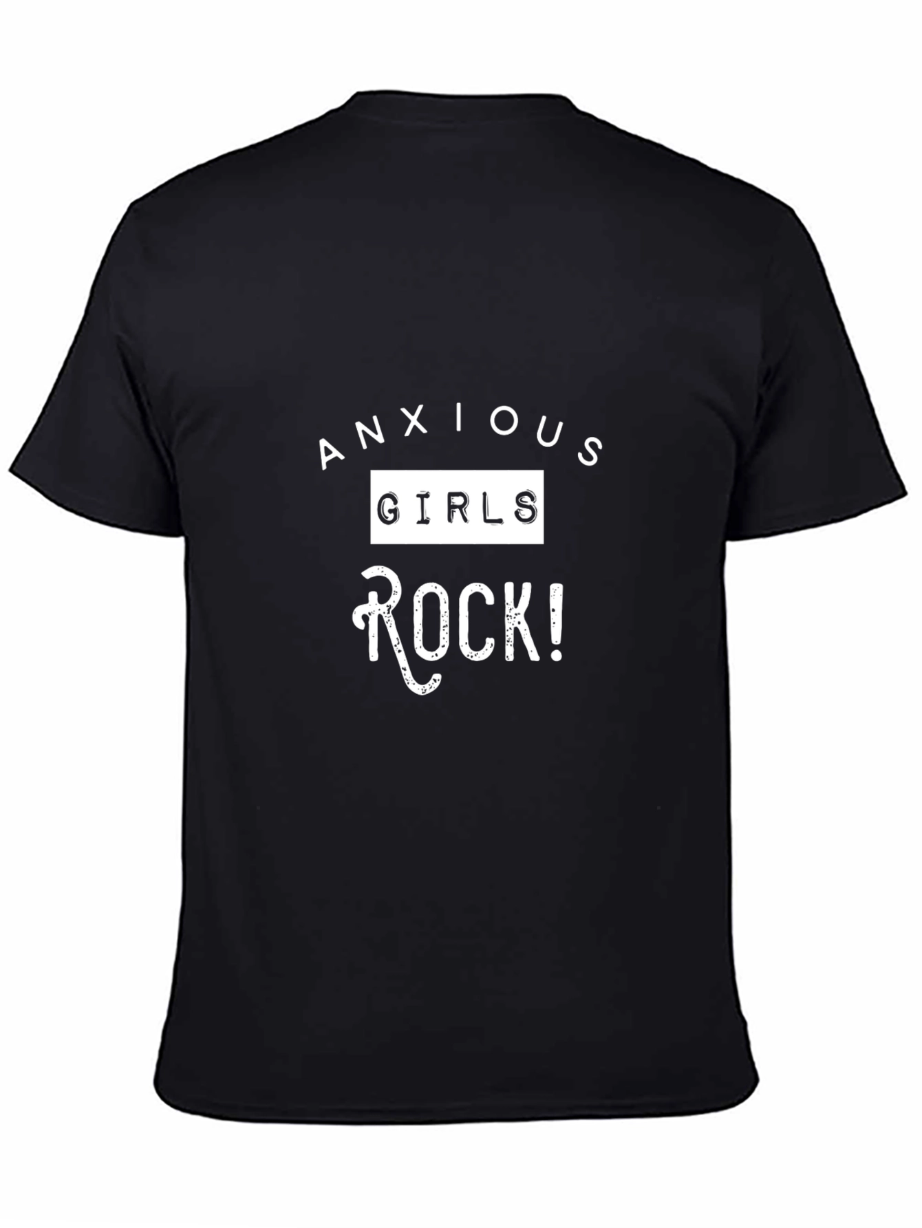 Anxious Girls Rock T-Shirt - Black