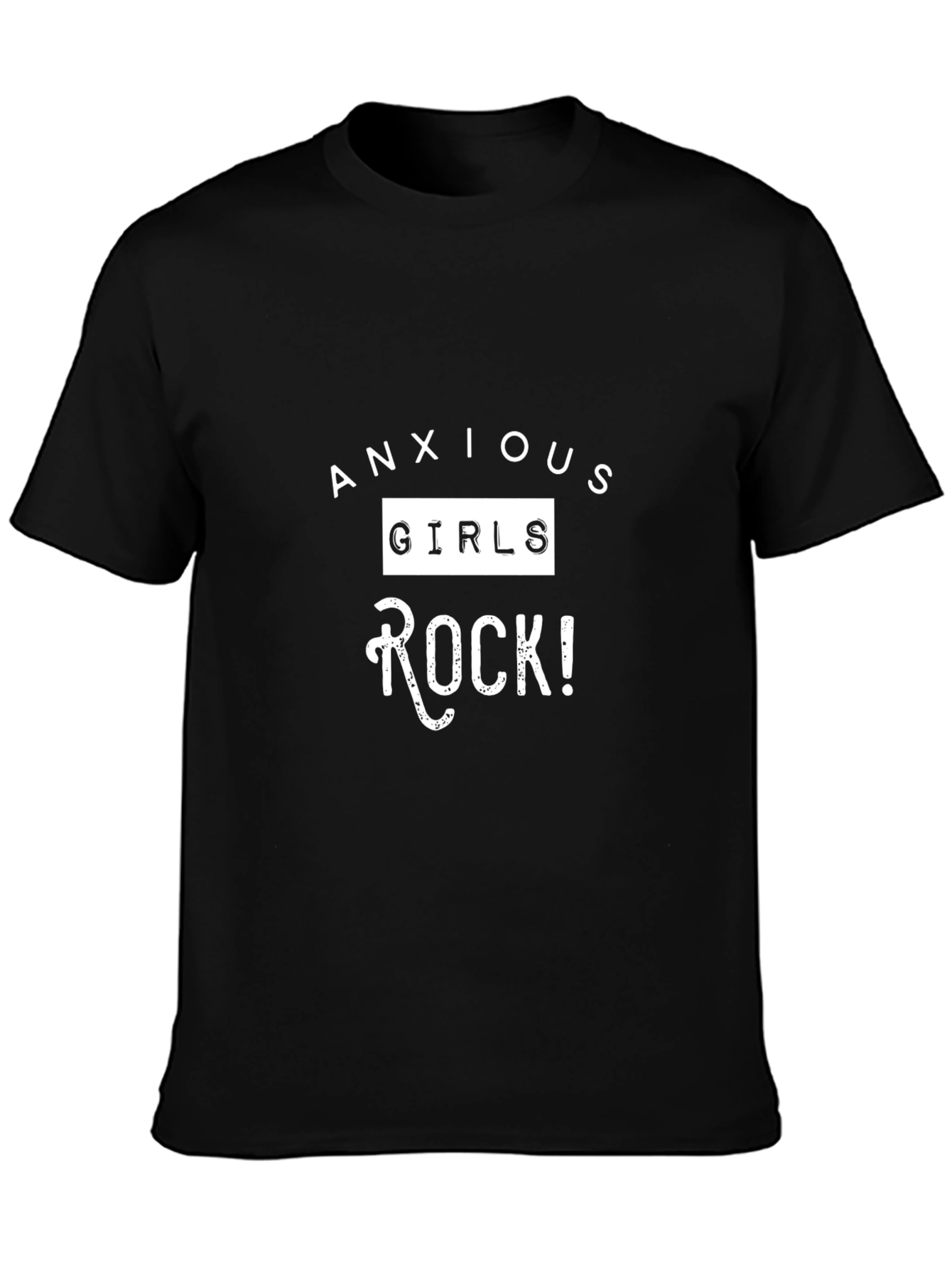 Anxious Girls Rock T-Shirt - Black