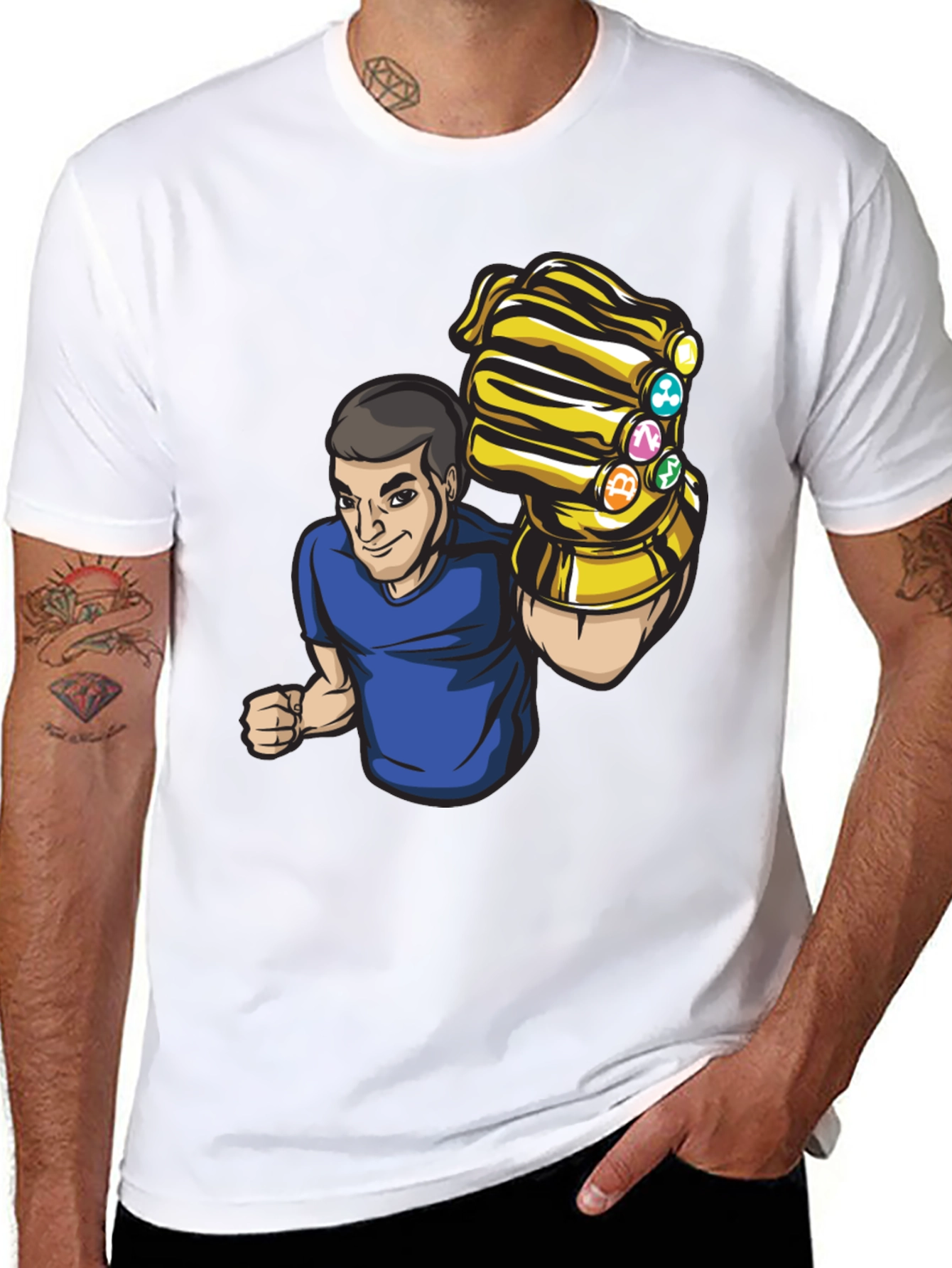 Crypto Thanos T-Shirt - Bitcoin & Altcoins