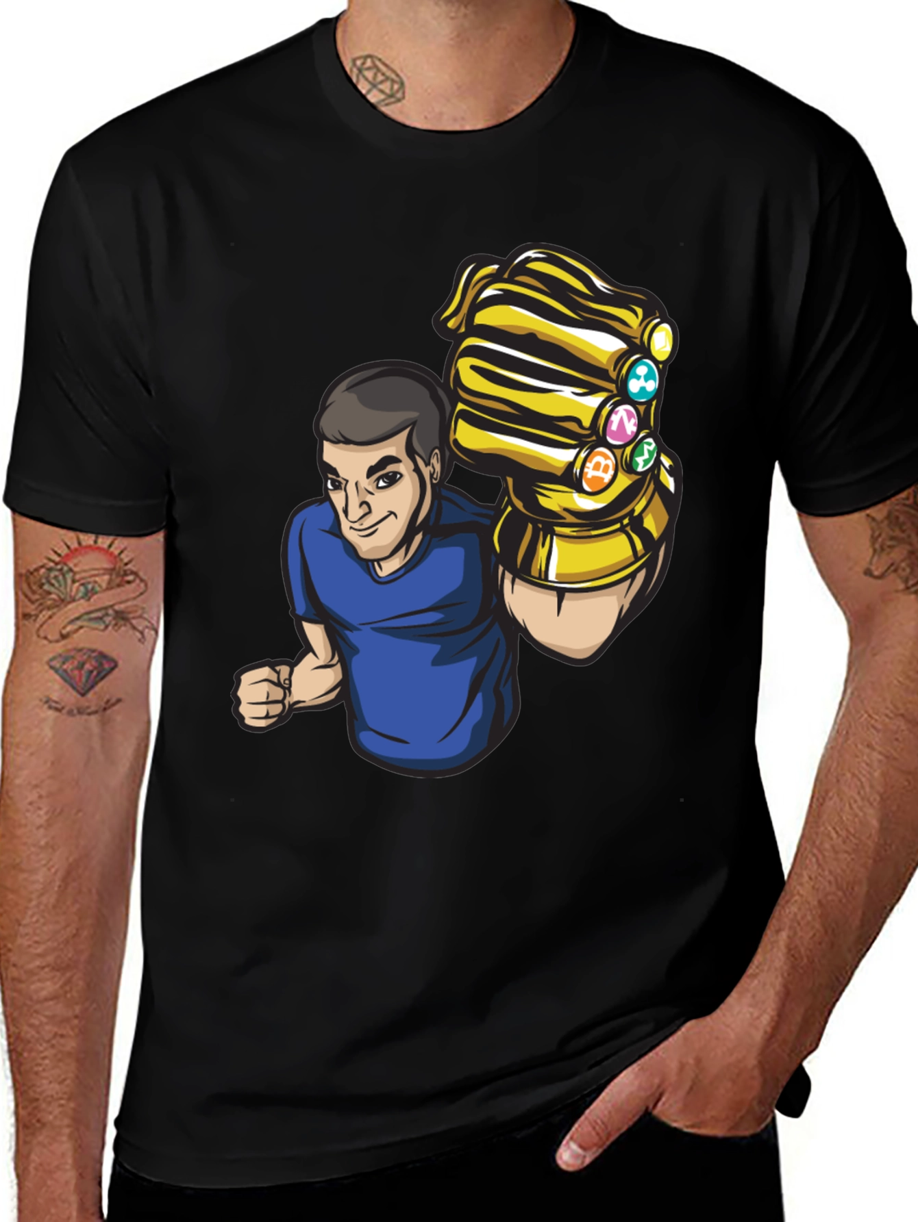 Crypto Thanos T-Shirt - Bitcoin & Altcoins