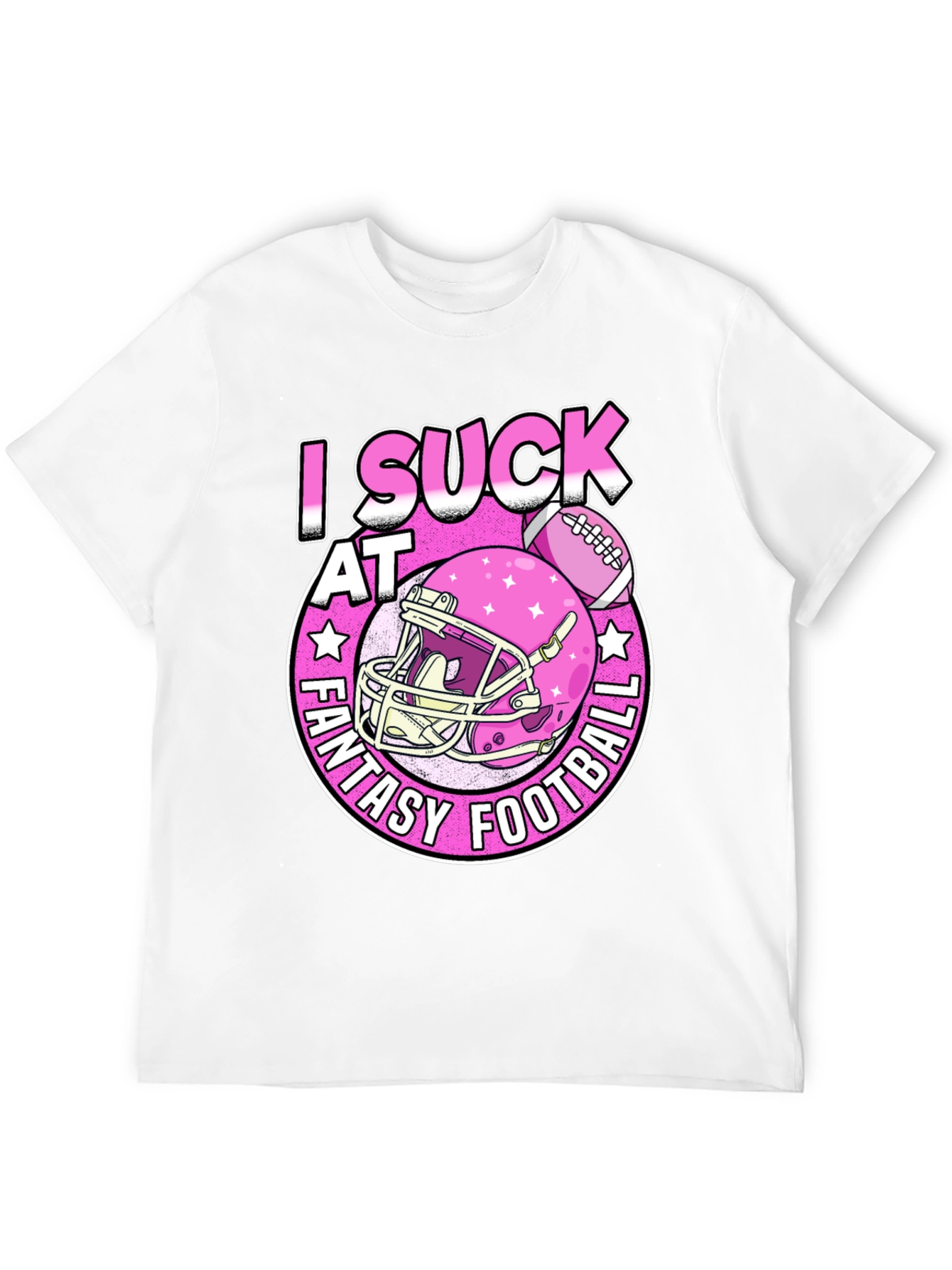 I Suck at Fantasy Football Graphic T-Shirt