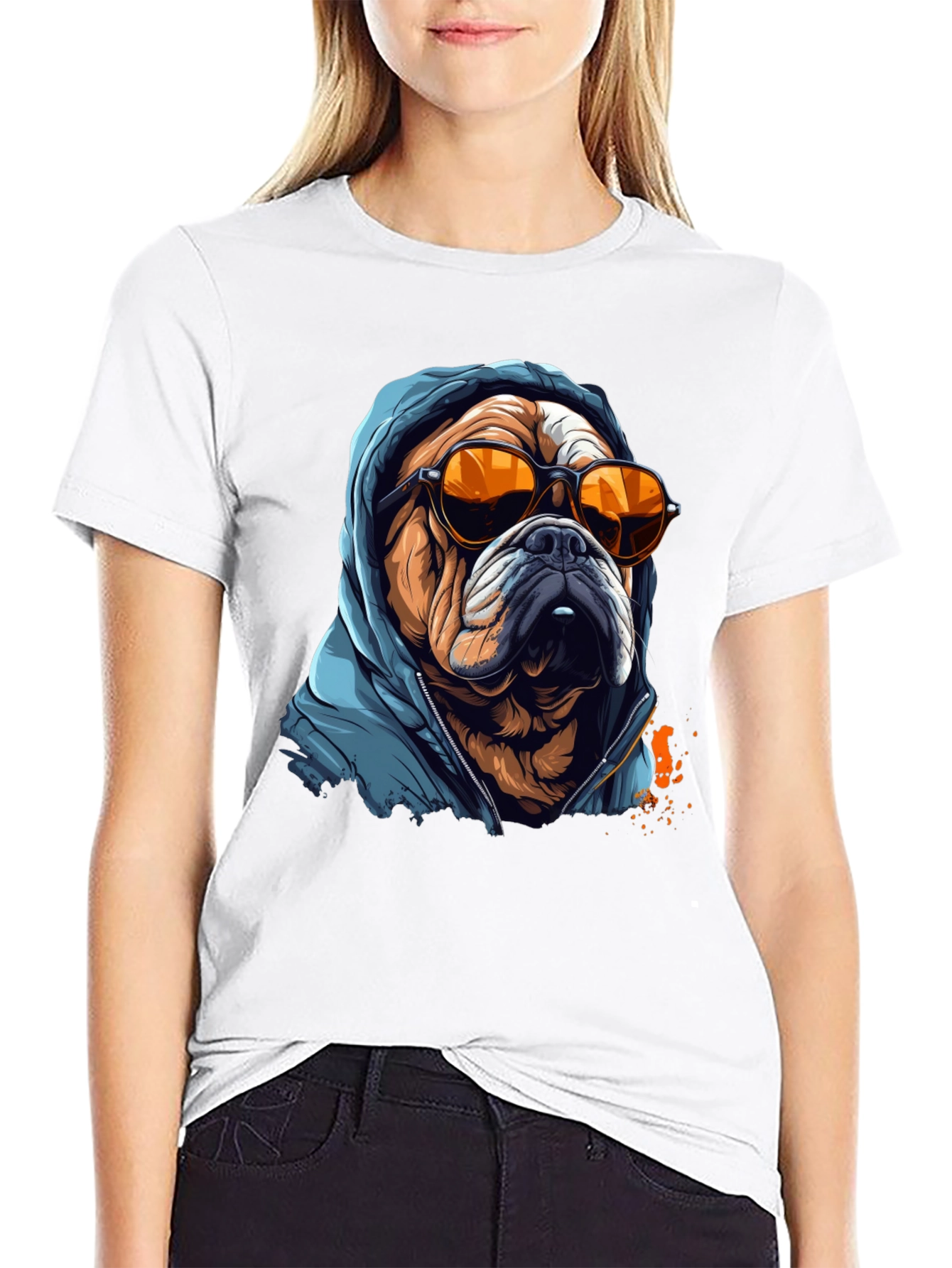 Cool Bulldog Graphic Tee - Streetwear Style