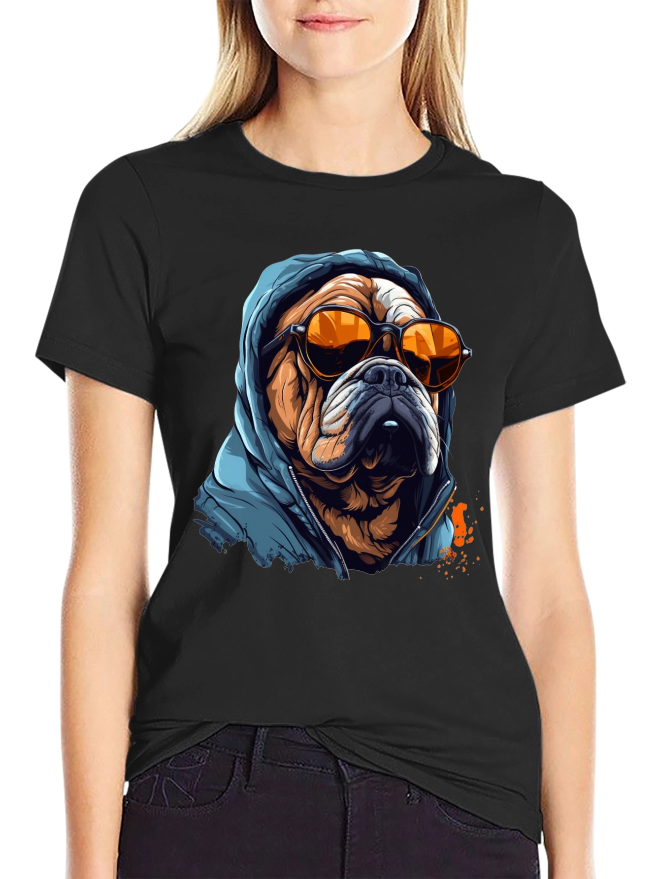 Cool Bulldog Graphic Tee - Streetwear Style