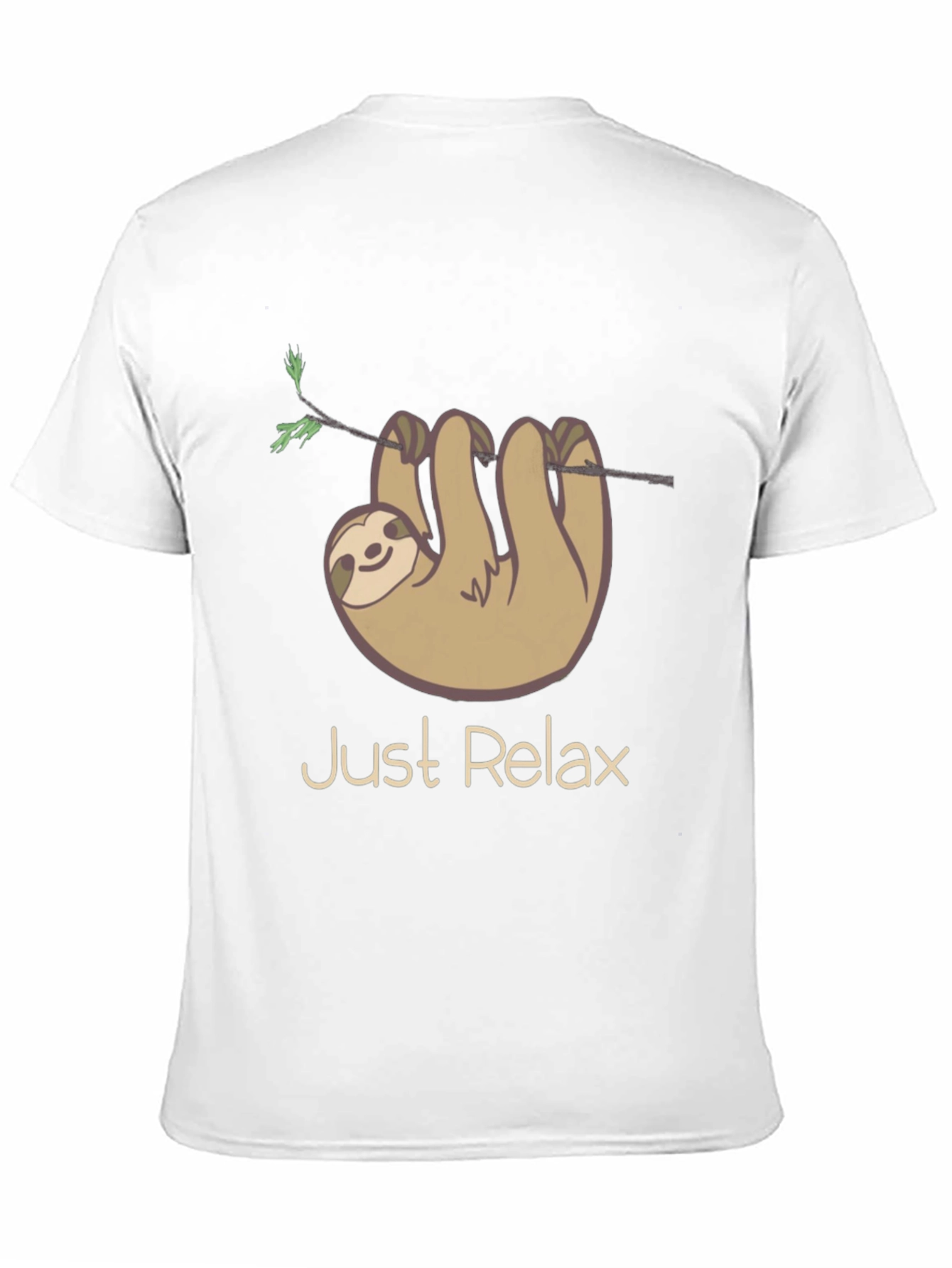 Just Relax Sloth Graphic Tee - Casual Comfort