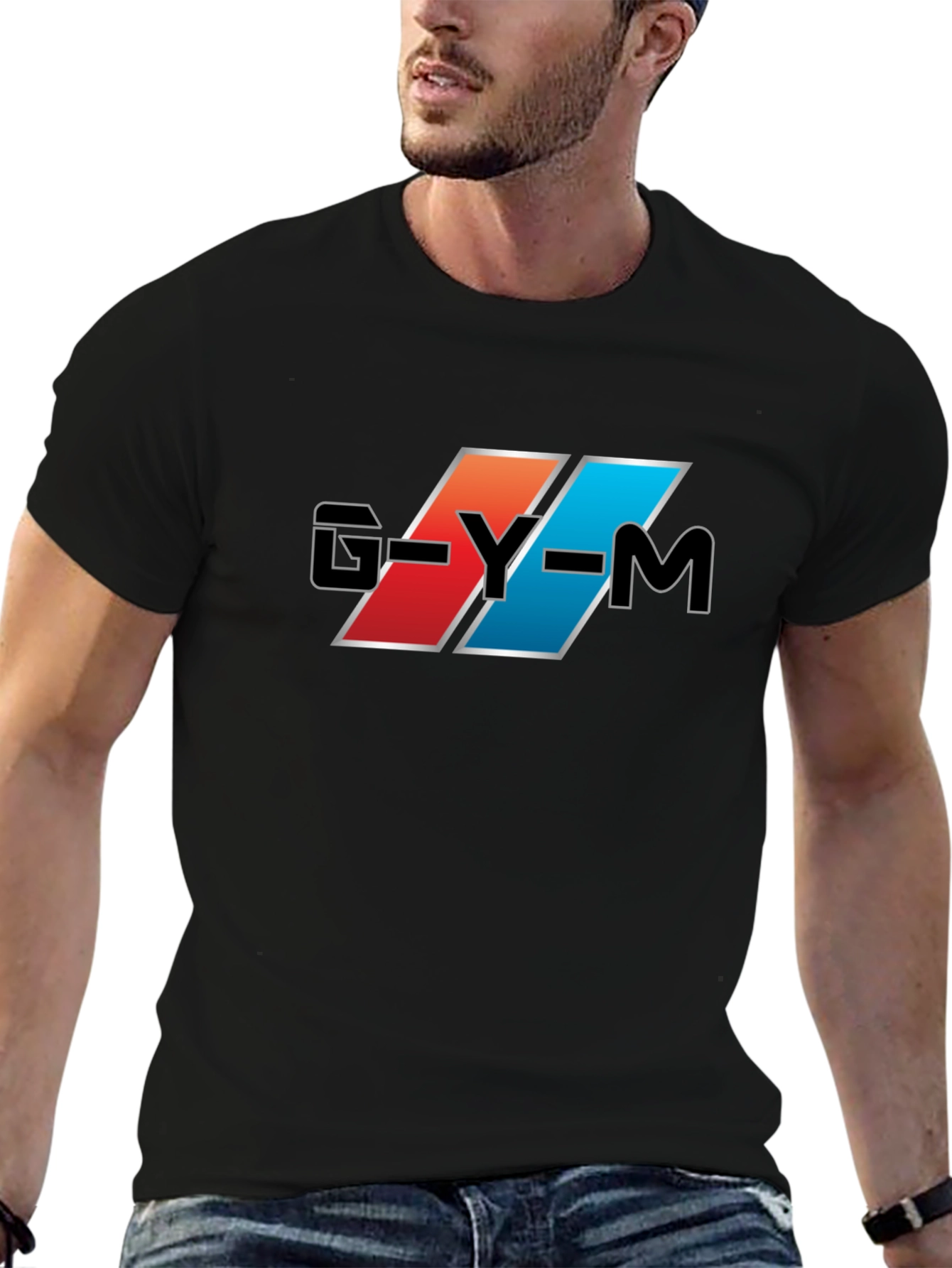 GYM Graphic Tee - Stylish Fitness Apparel